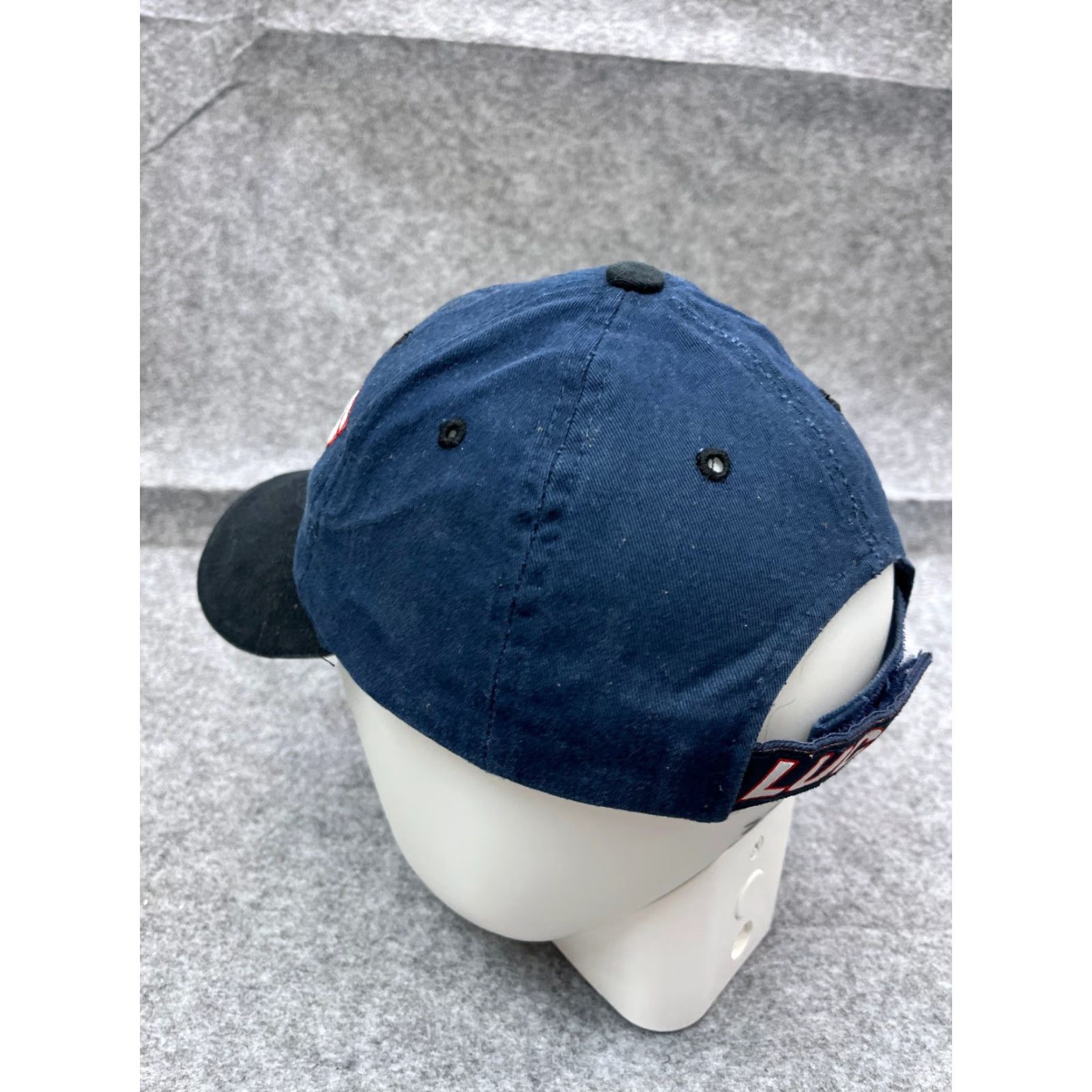Vintage VINTAGE Lucas Oil Racing Apparel Hat Adult One Size Blue Black Cotton GR Cup Team Size ONE SIZE - 5 Thumbnail