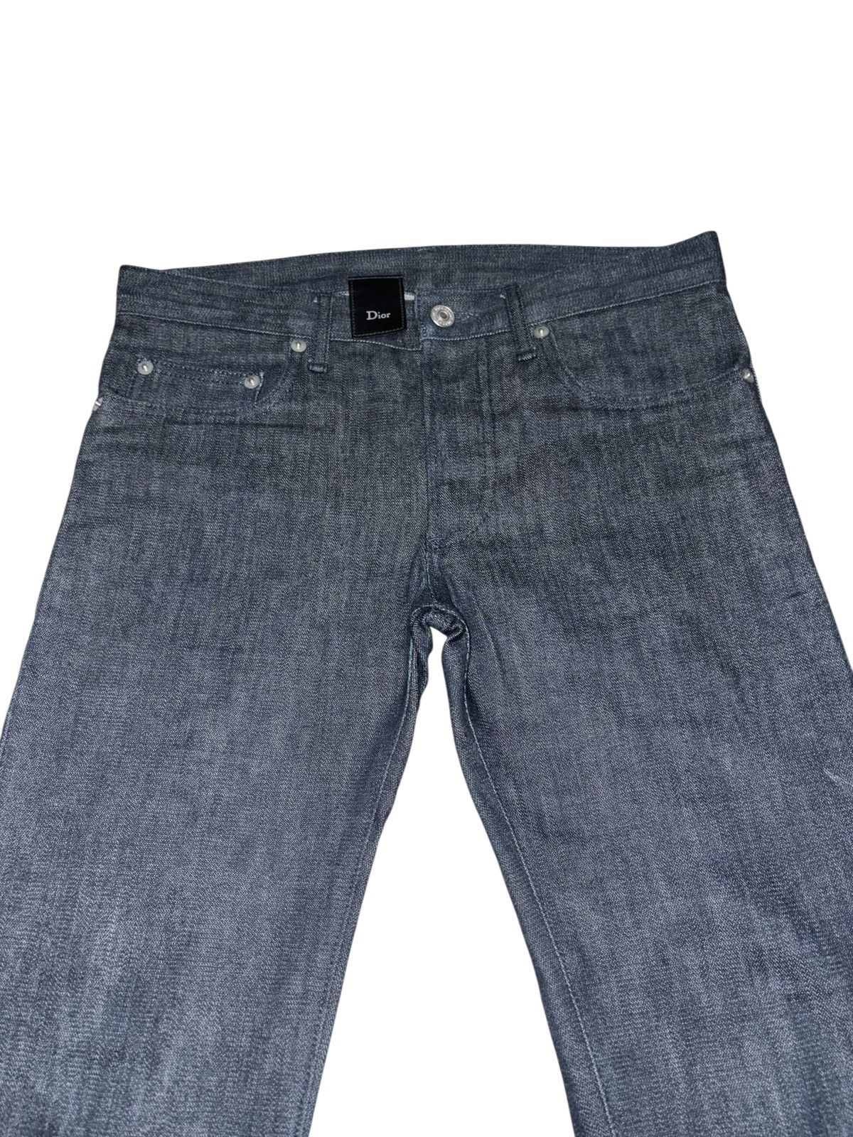 Dior 30x37 Vintage Dior Homme Stacked Skinny Jeans Low Rise denim Size US 30 / EU 46 - 3 Thumbnail