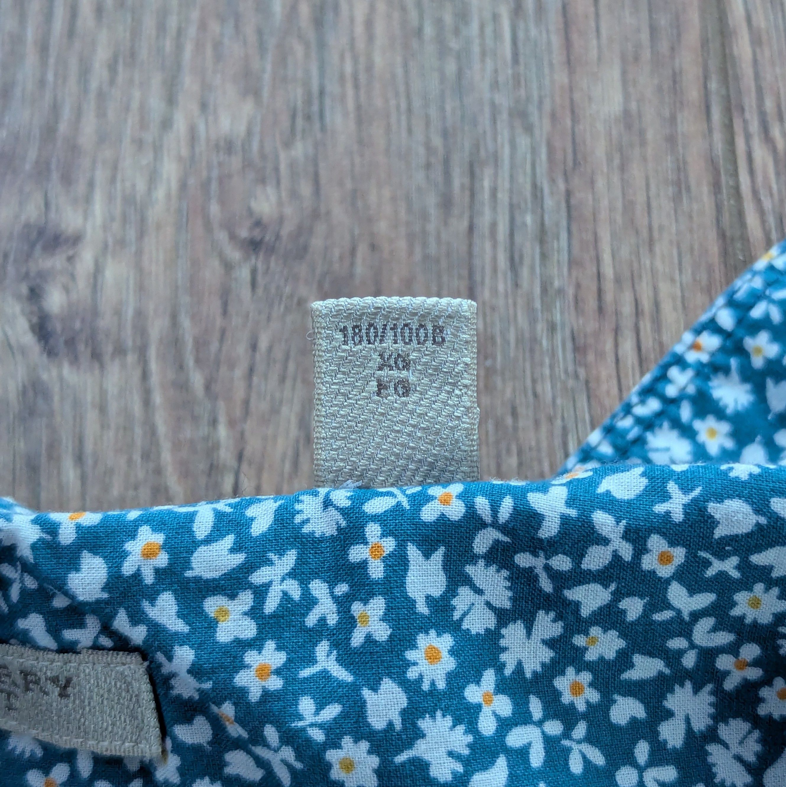Burberry BURBERRY Brit Blue Cotton Floral Printed Short Sleeve Shirt Size US XL / EU 56 / 4 - 9 Thumbnail