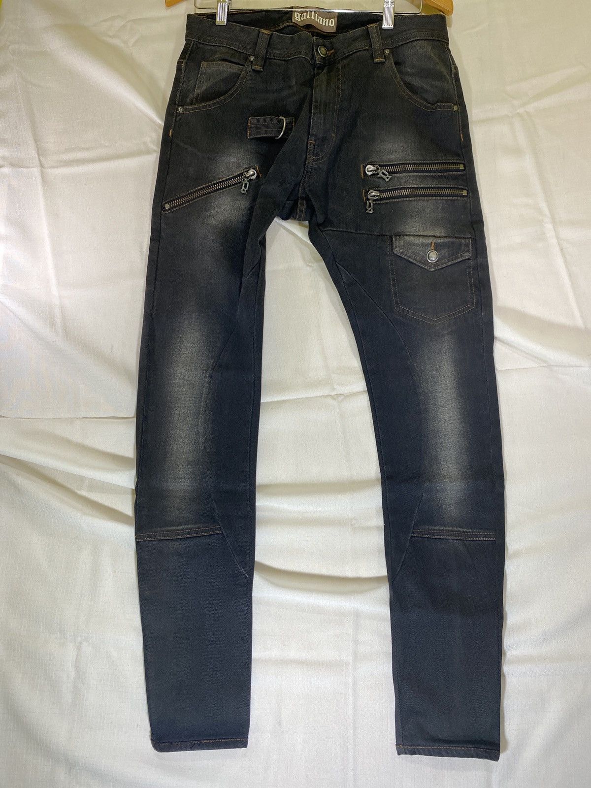 John Galliano front multi pocket denim Size US 32 / EU 48 - 1 Thumbnail