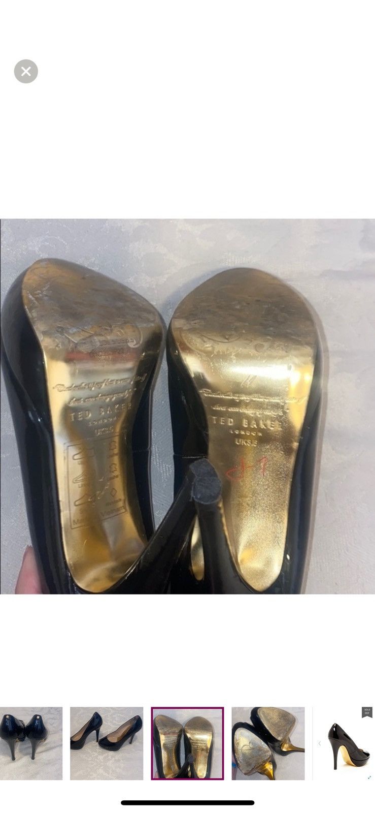 Ted Baker Ted baker black svana 5 pumps size 3.5 Size US 6 / IT 36 - 8 Thumbnail