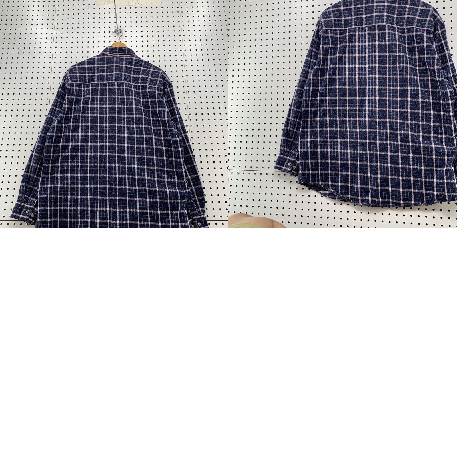 Vintage VINTAGE Woolrich Shirt Mens L Blue Long Sleeve Textured Outdoor Hiking Shirt Size US L / EU 52-54 / 3 - 8 Thumbnail