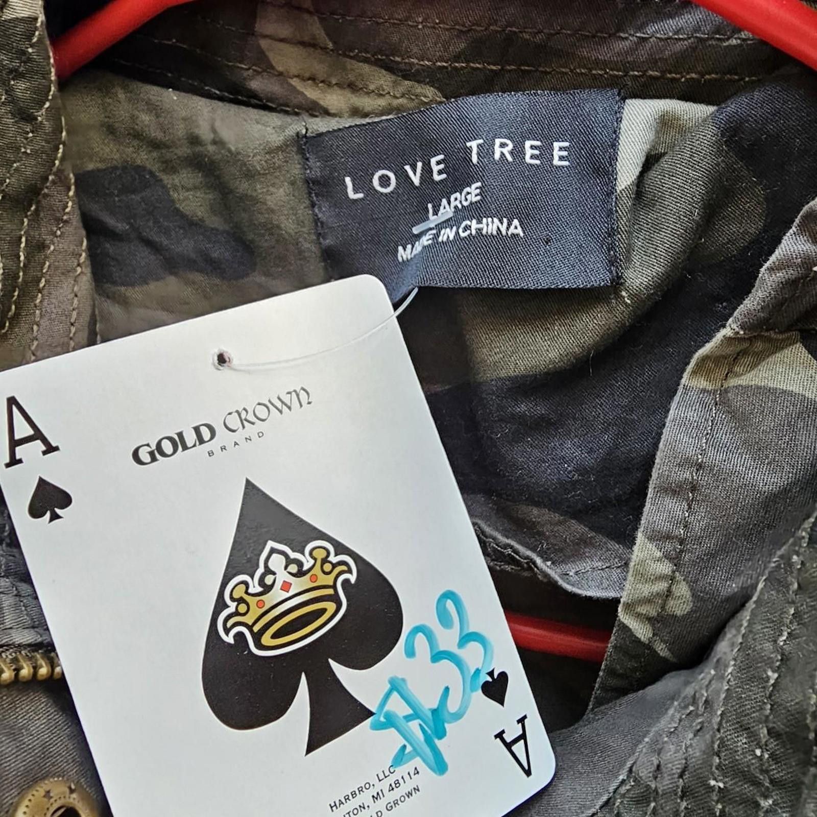 Designer Lovetree Design Women's Camo Jacket Size L / US 10 / IT 46 - 3 Thumbnail