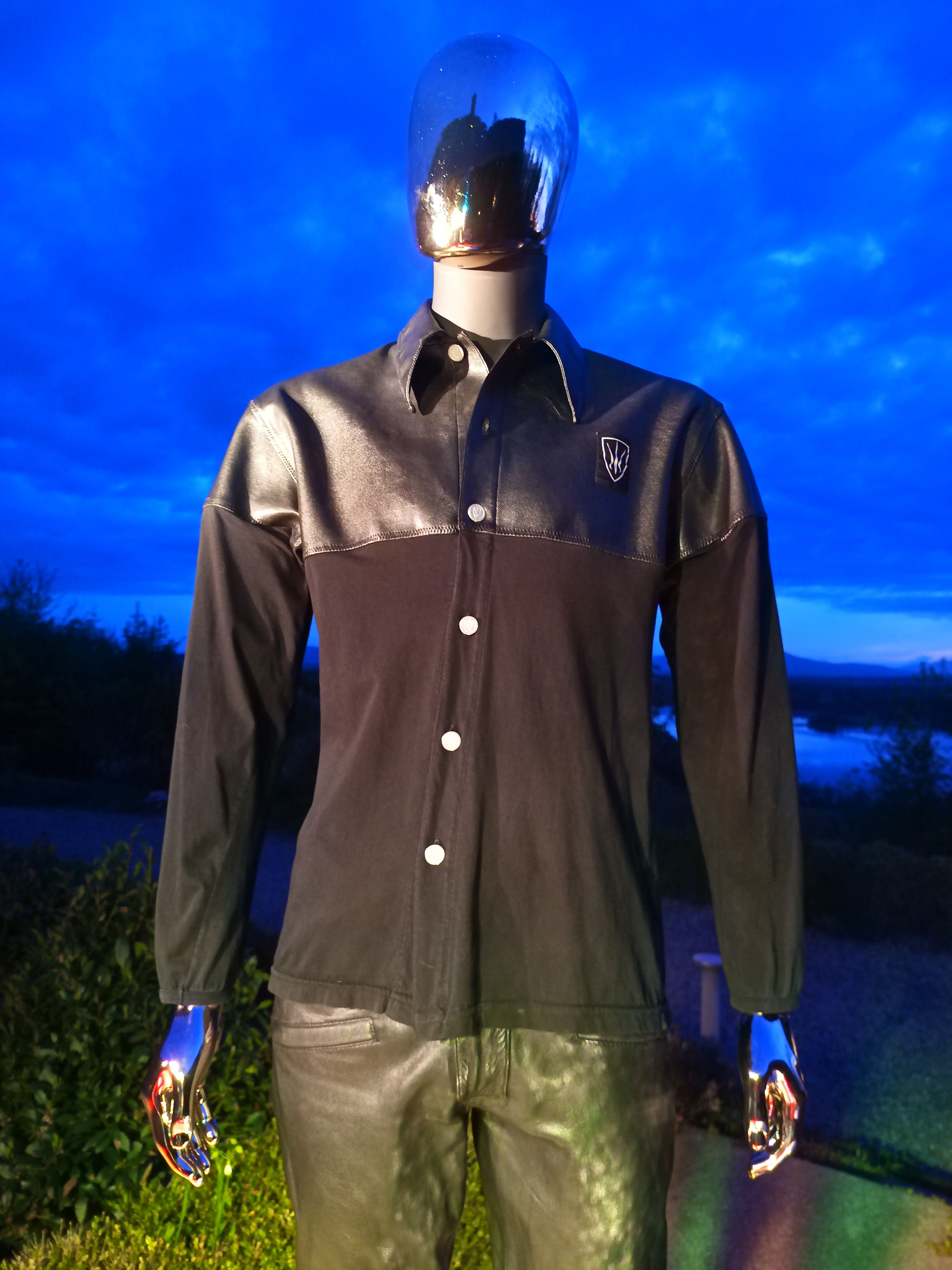 Other Nick Coleman '1992' Vintage Shield Clubwear Shirt Size US L / EU 52-54 / 3 - 8 Thumbnail