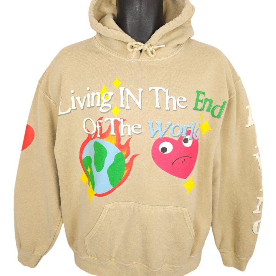 Pacsun End Of The World Sweatshirt Hoodie Mens Size Medium Beige Size US M / EU 48-50 / 2 - 1 Thumbnail
