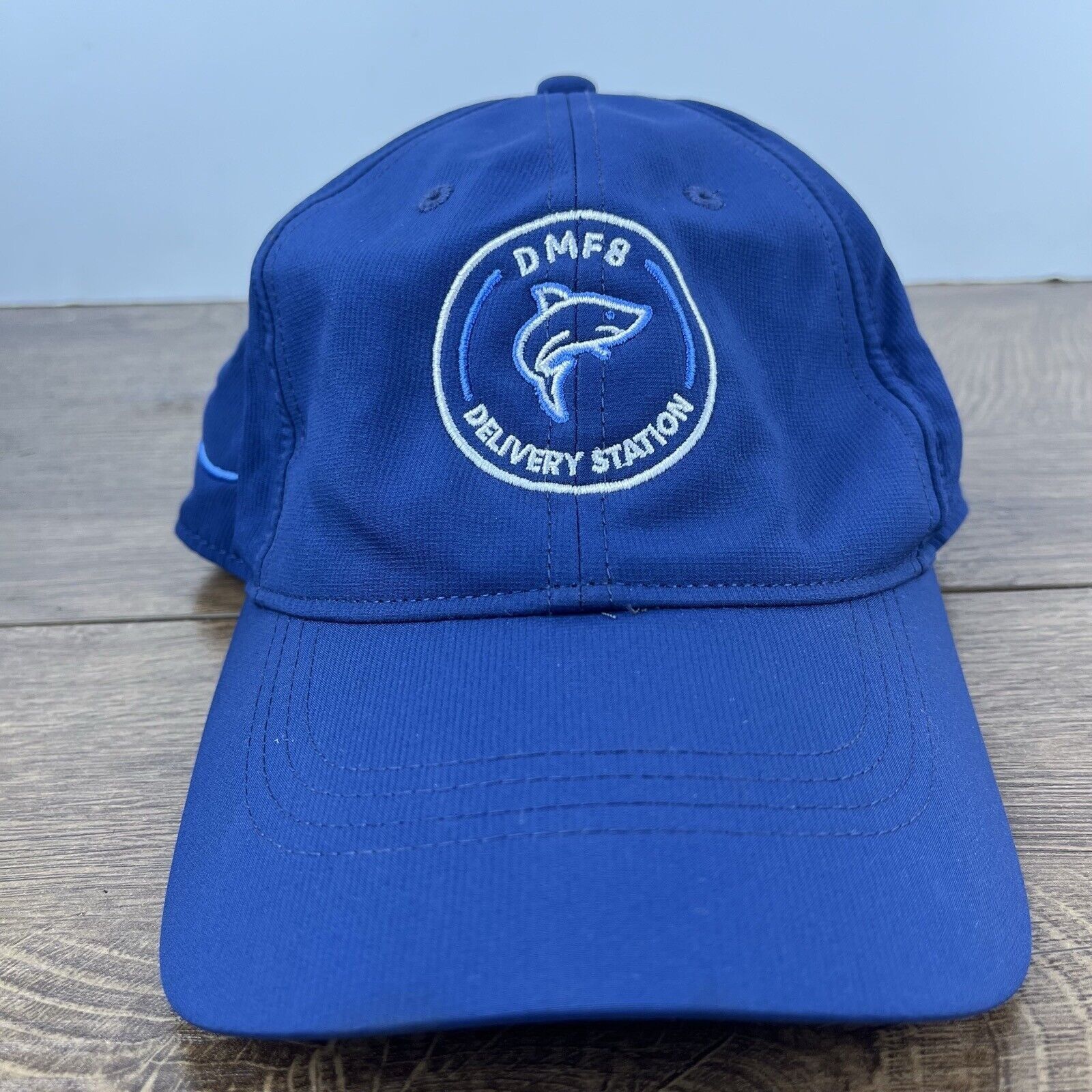 Nike DMF8 Delivery Station Hat Nike Shark Blue Adjustable Hat Blu Size ONE SIZE - 1 Thumbnail