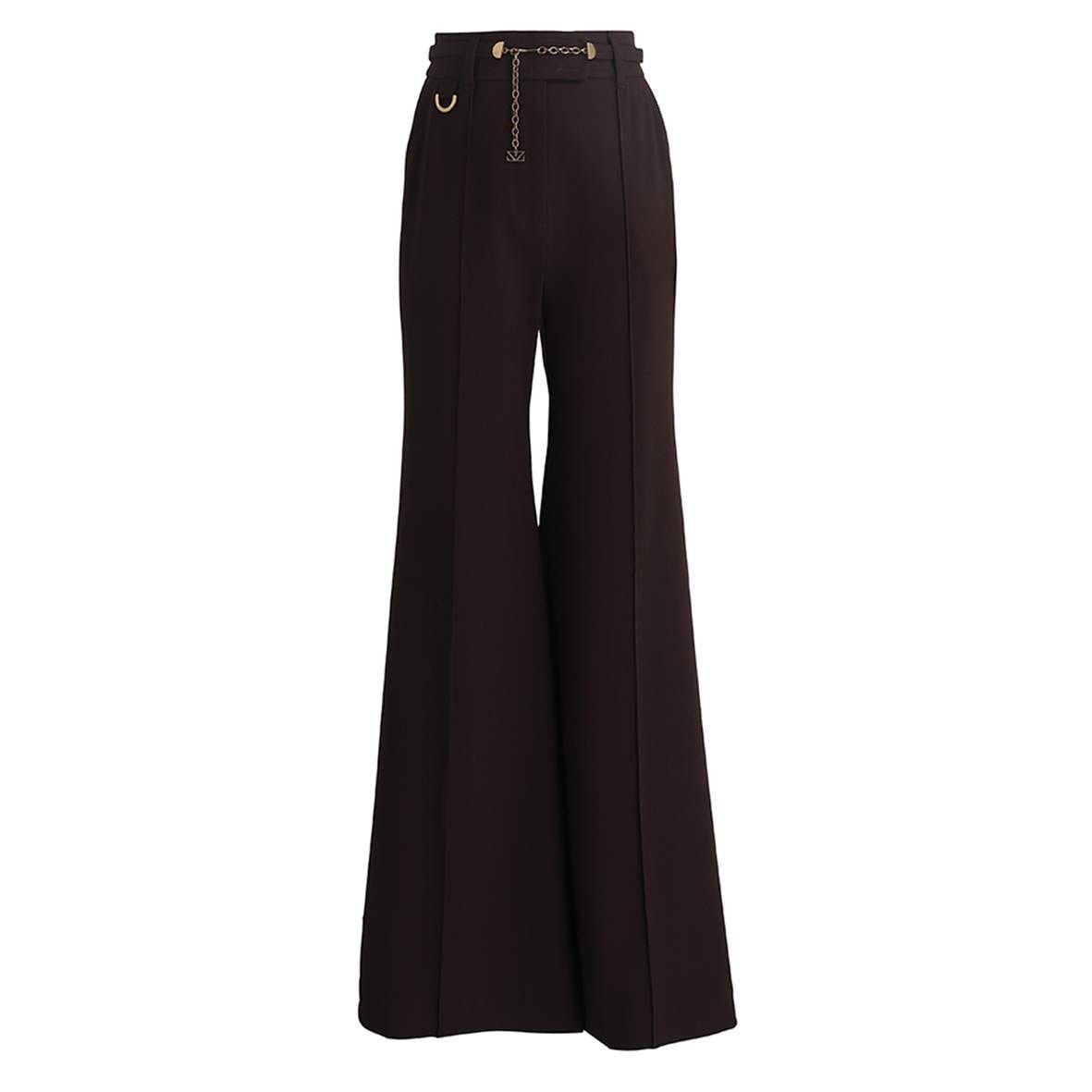 Zimmermann oc11z0225 Luminosity Tailored Trouser in Dark Brown Size 27" / US 4 / IT 40 - 1 Thumbnail