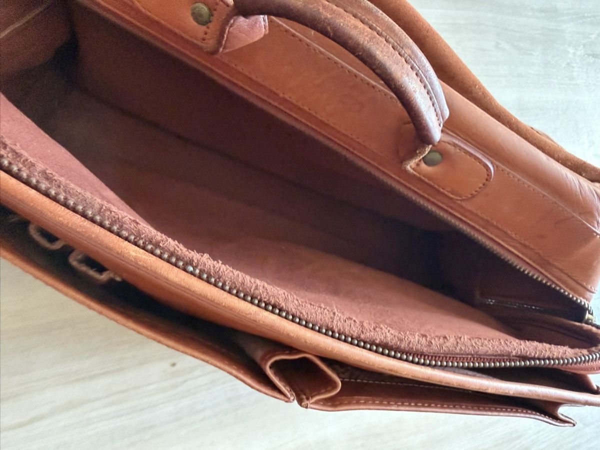 Coach Vintage Coach 5279 Brown Leather Messenger Bag Leather Size ONE SIZE - 14 Thumbnail