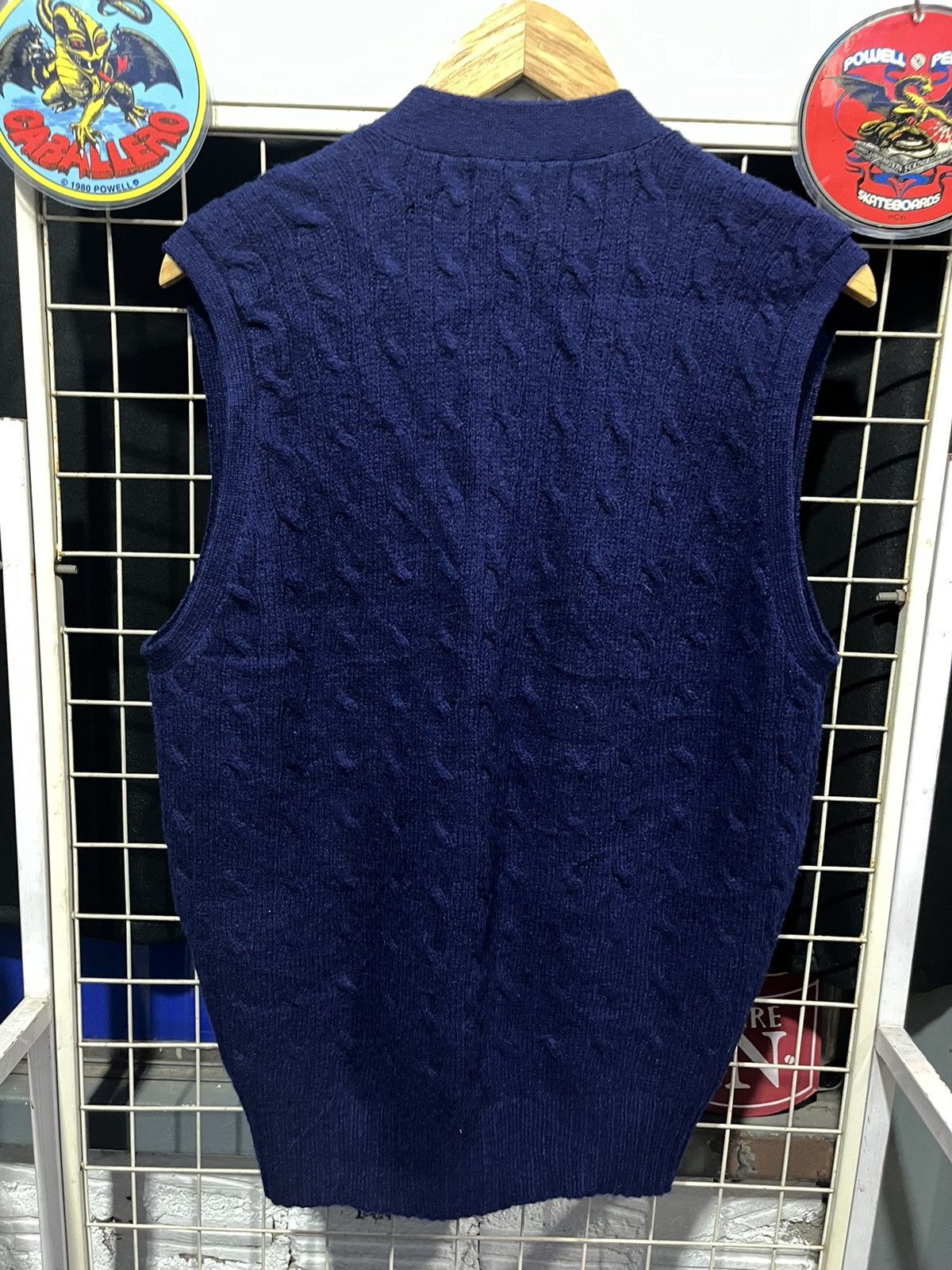 Polo Ralph Lauren Polo Ralph Lauren Pony Wool Button Up Vest 90s Size US M / EU 48-50 / 2 - 2 Thumbnail