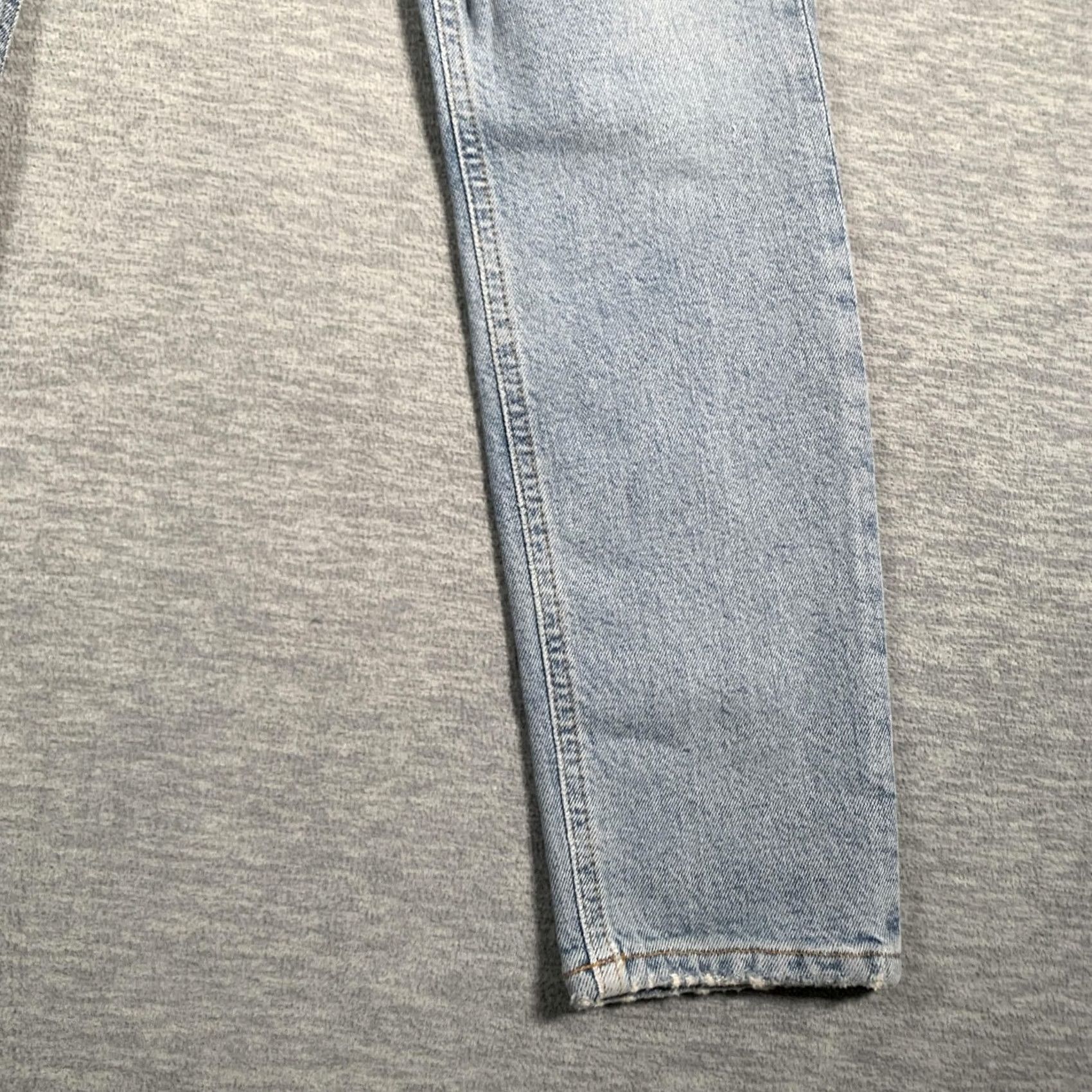Agolde VINTAGE Agolde Nico Jeans Womens 24 Blue High Rise Stretch Denim Distressed Hem Organic Size 42" / US 20 - 5 Thumbnail