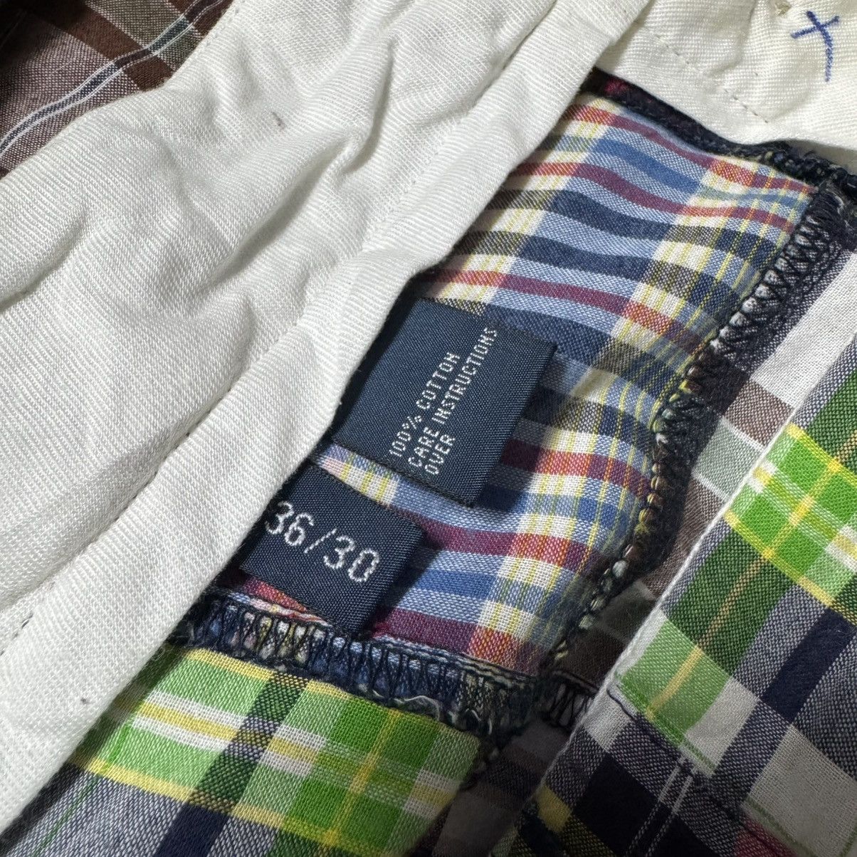 Polo Ralph Lauren Vintage 90s Polo Ralph Lauren Madras Checked Patchwork Pants Size US 36 / EU 52 - 22 Thumbnail