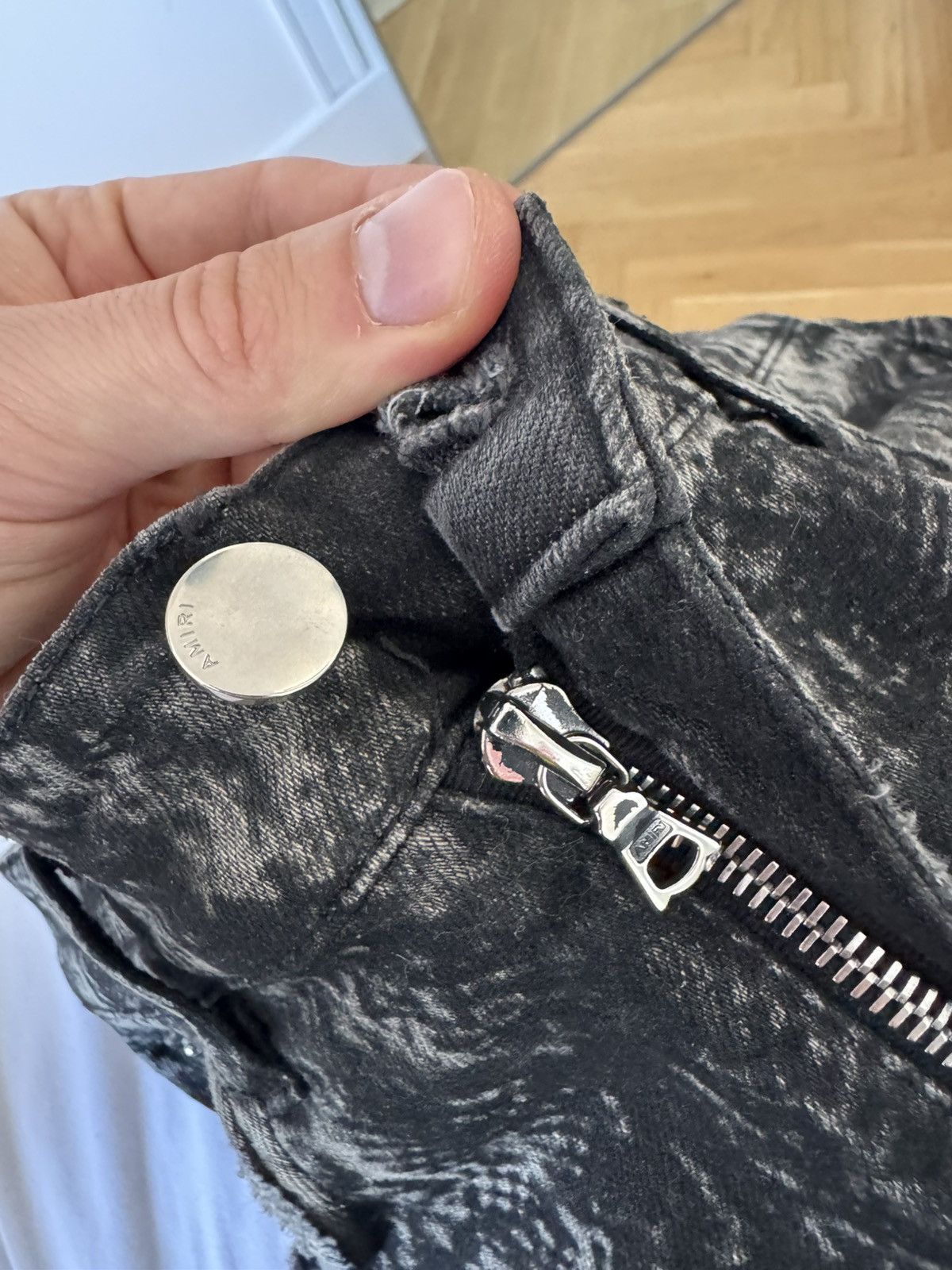 Amiri Amiri Mx1 Skinny Jeans Snake Skin Denim Pant Distressed Rare Size US 30 / EU 46 - 6 Thumbnail
