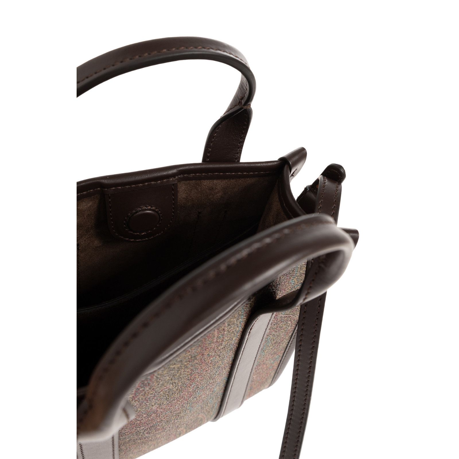 Etro ETRO Brown Verticale XS Top Handle Bag New Size ONE SIZE - 4 Thumbnail