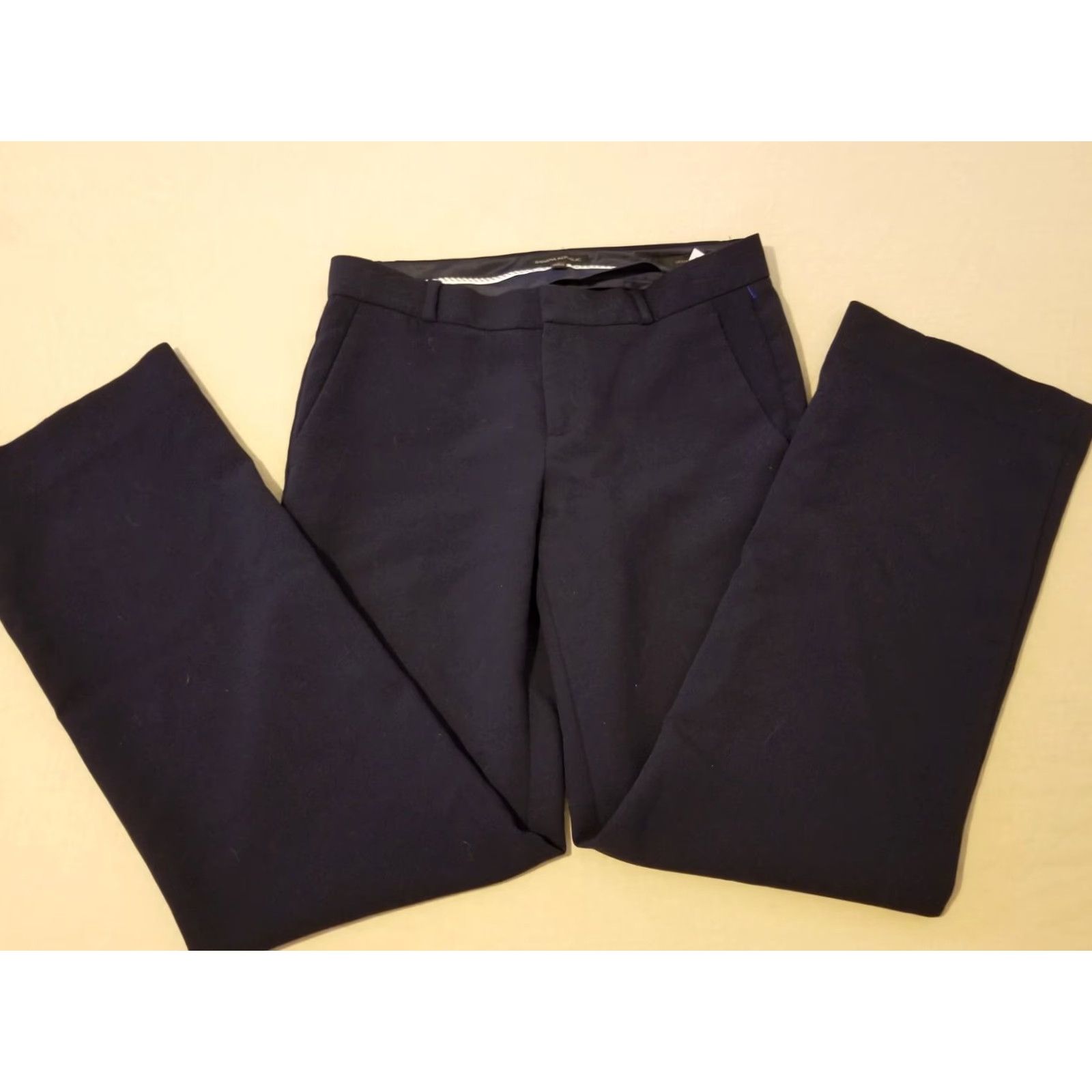 Banana Republic Banana Republic Dress Pants Womens 6 Navy Blue Khaki Chino Trousers Slacks Style Dress Pants Women Blues New title: Size 28" / US 6 / IT 42 - 3 Thumbnail