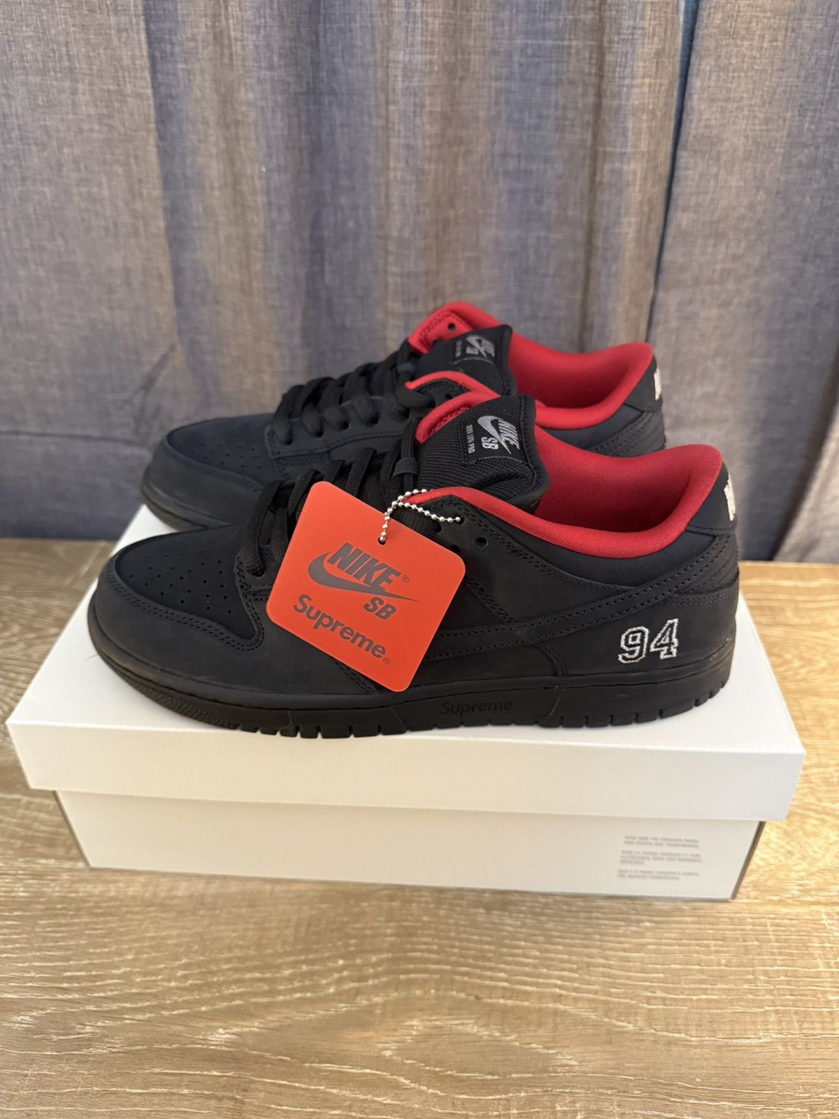 Supreme Nike SB Dunk Low Black 94