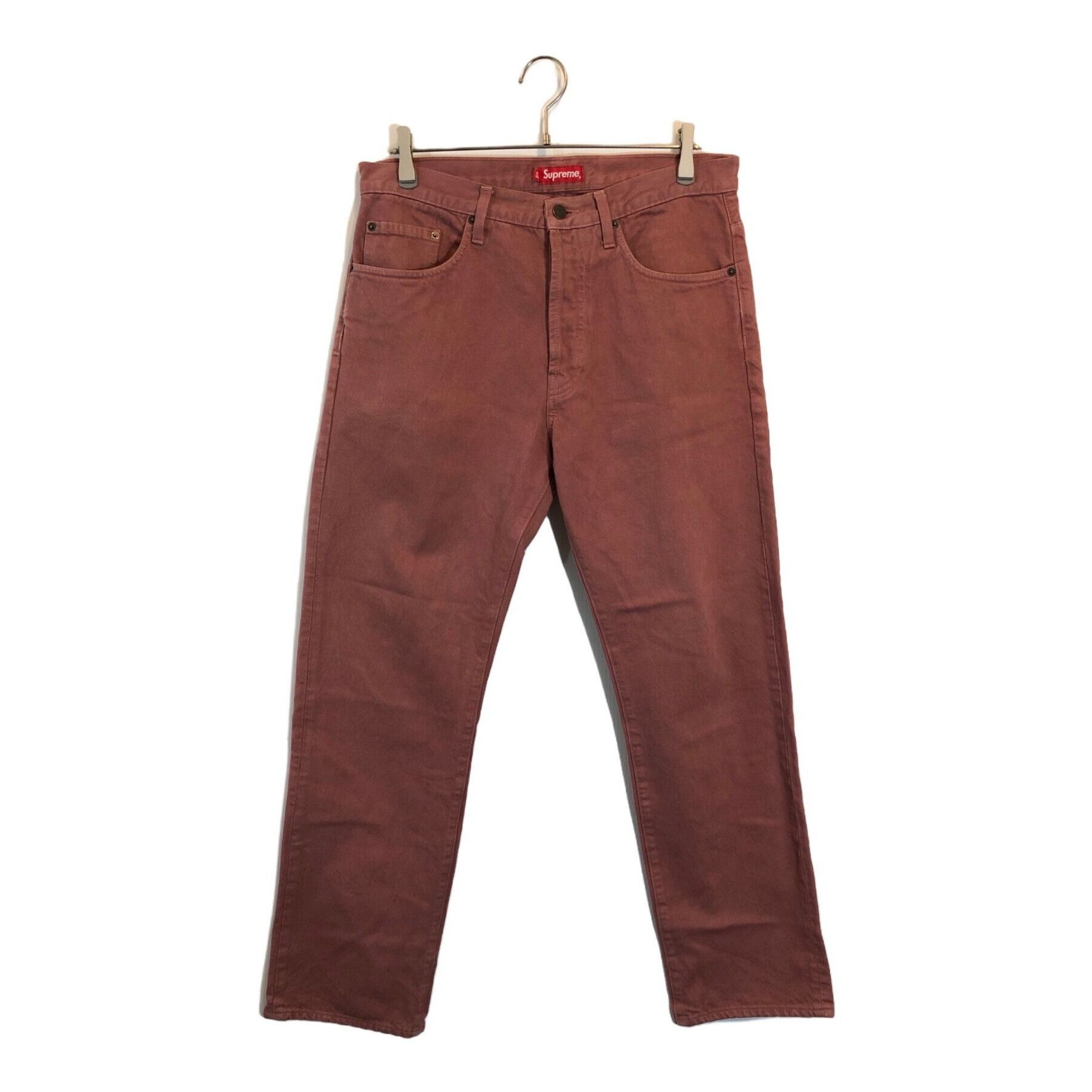パンツ Supreme WASHED REGULAR JEANS HICKORY W32 Washed Regular Jeans – Supreme