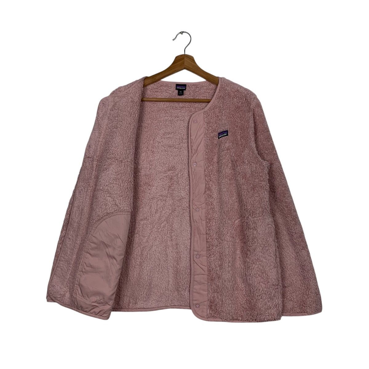 Patagonia PATAGONIA Snap Button Pink Fleece Women’s Jacket #1588-C71 Size XXL / US 16-18 / IT 52-54 - 7 Thumbnail