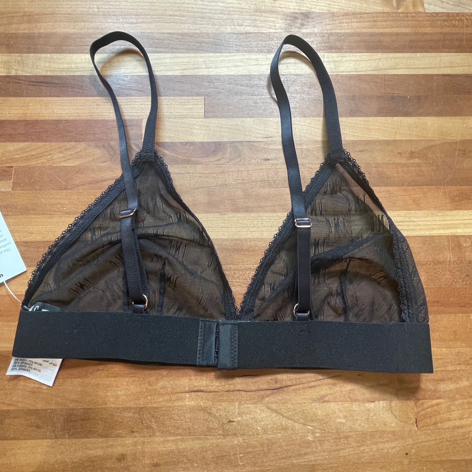 I.N.C I.N.C. Women's Monogram Bralette black small Size ONE SIZE - 5 Thumbnail
