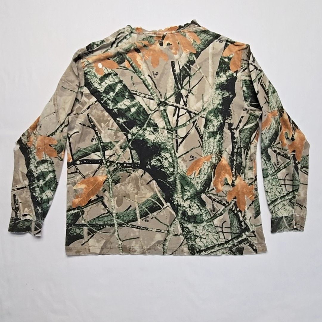 Other Distressed Camo Long Sleeve Shirt Camouflage Large Shirt Size US L / EU 52-54 / 3 - 17 Thumbnail