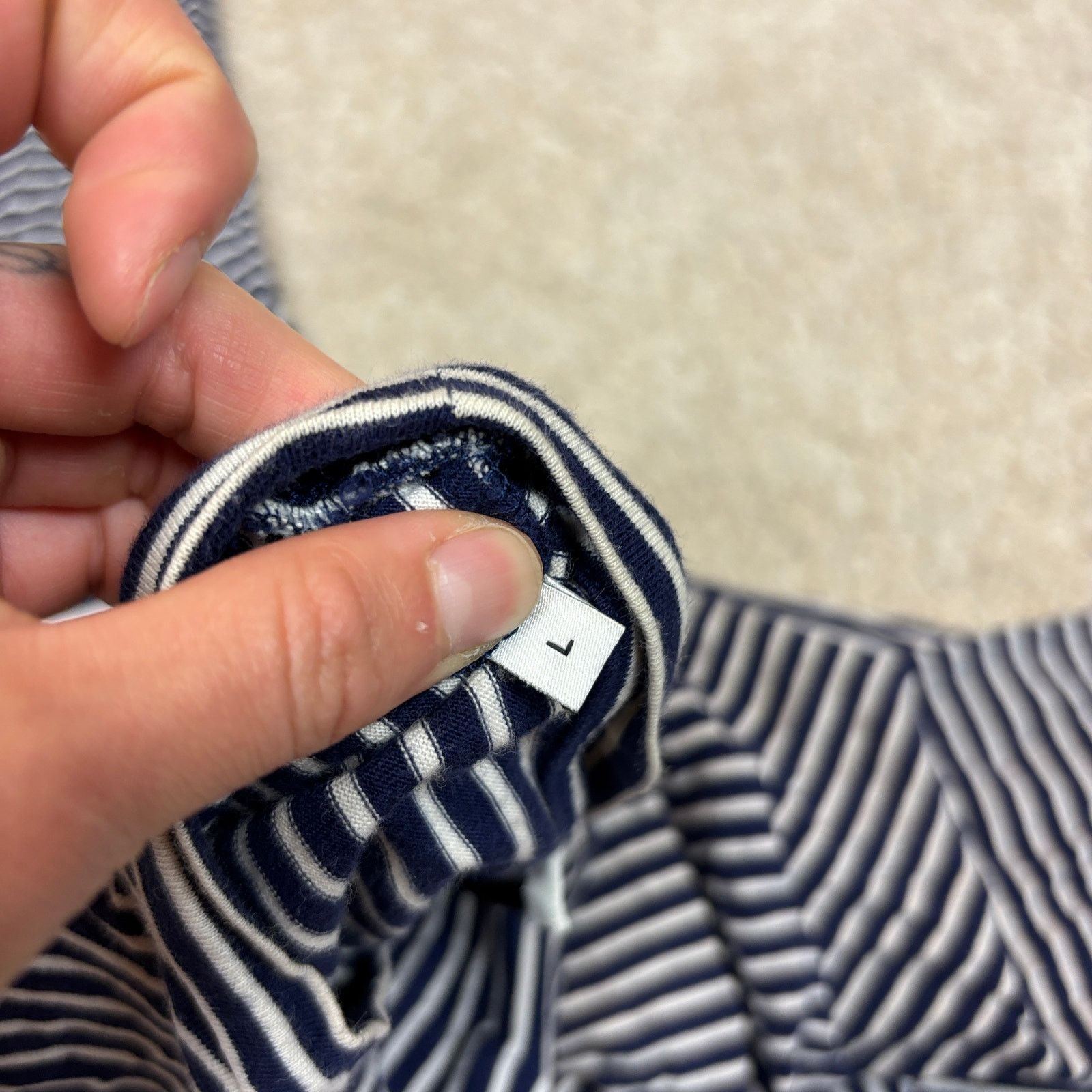 Sandro Sandro Paris Long Sleeve Striped Shirt Women's Large Size L / US 10 / IT 46 - 9 Thumbnail