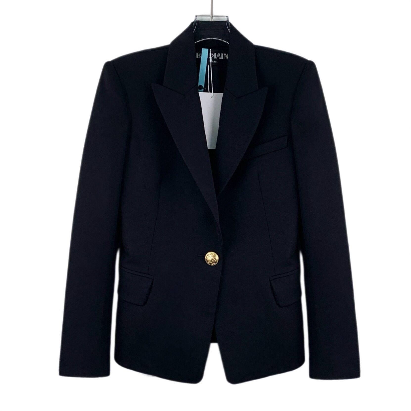Balmain Balmain Wool Black Jacket S Women Size S / US 4 / IT 40 - 1 Thumbnail