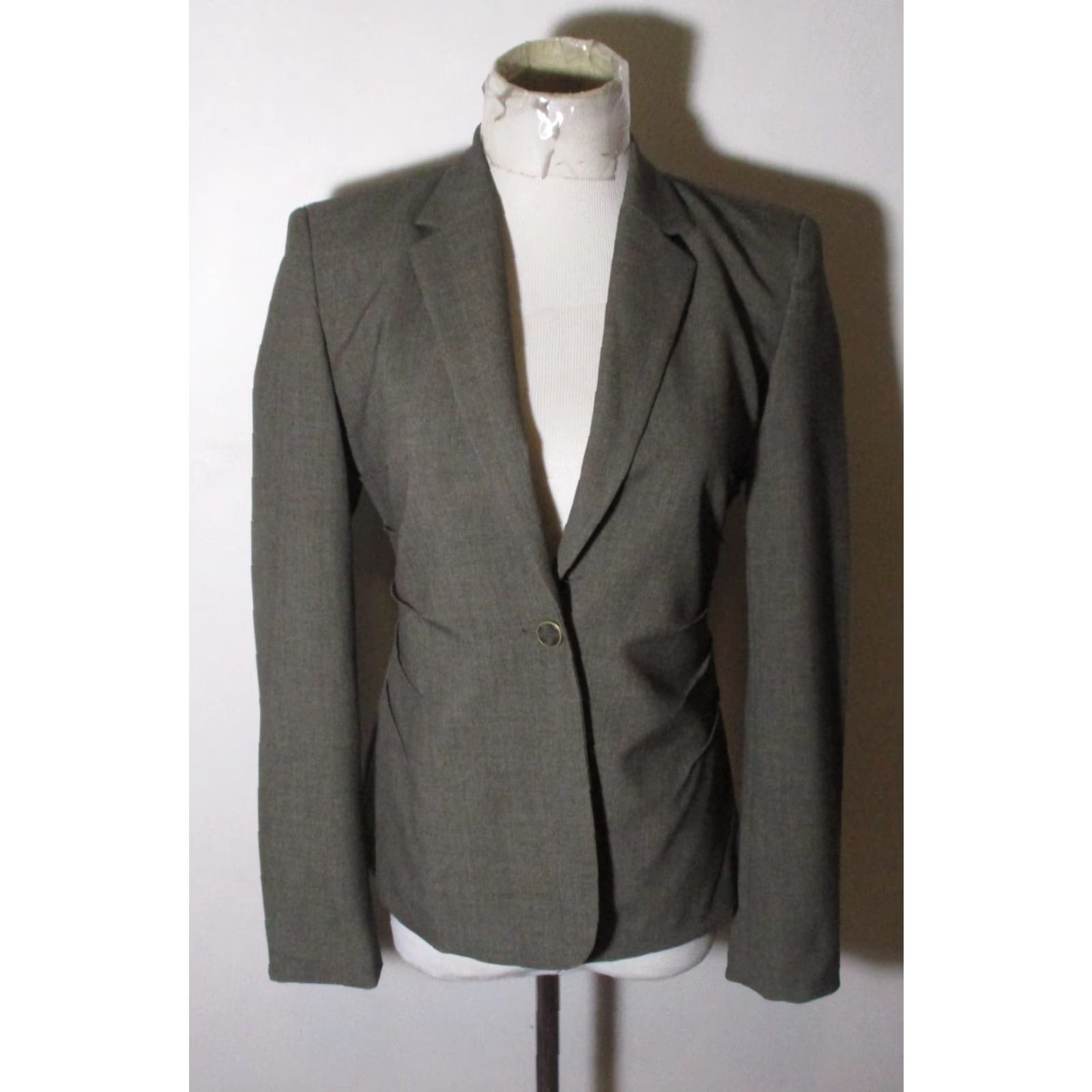 Calvin Klein VINTAGE CALVIN KLEIN Brown Rayon Jacket Women's Size 2 Size XS / US 0-2 / IT 36-38 - 2 Thumbnail