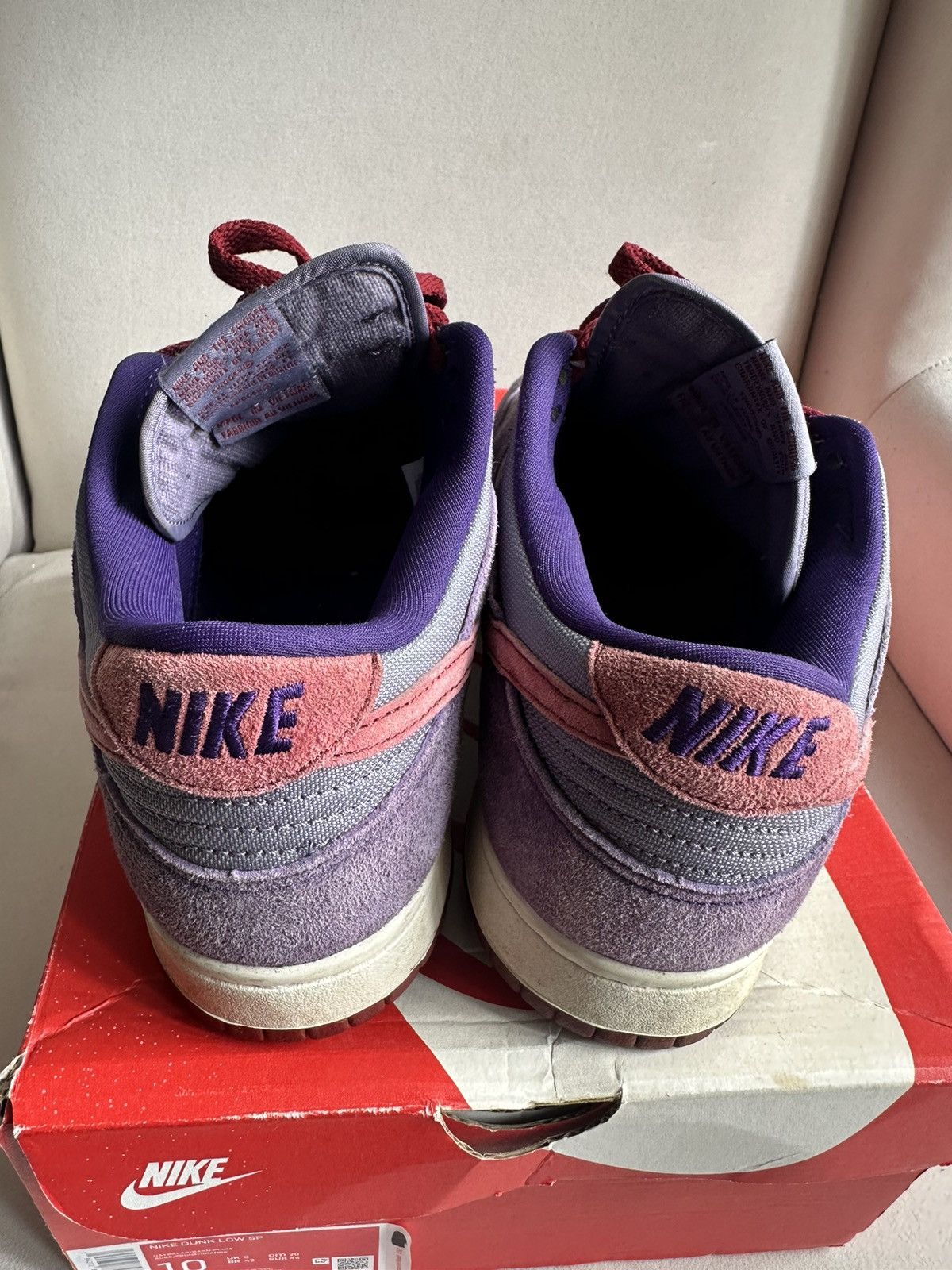 Nike × Vintage Nike dunk low plum Size US 10 / EU 43 - 5 Thumbnail