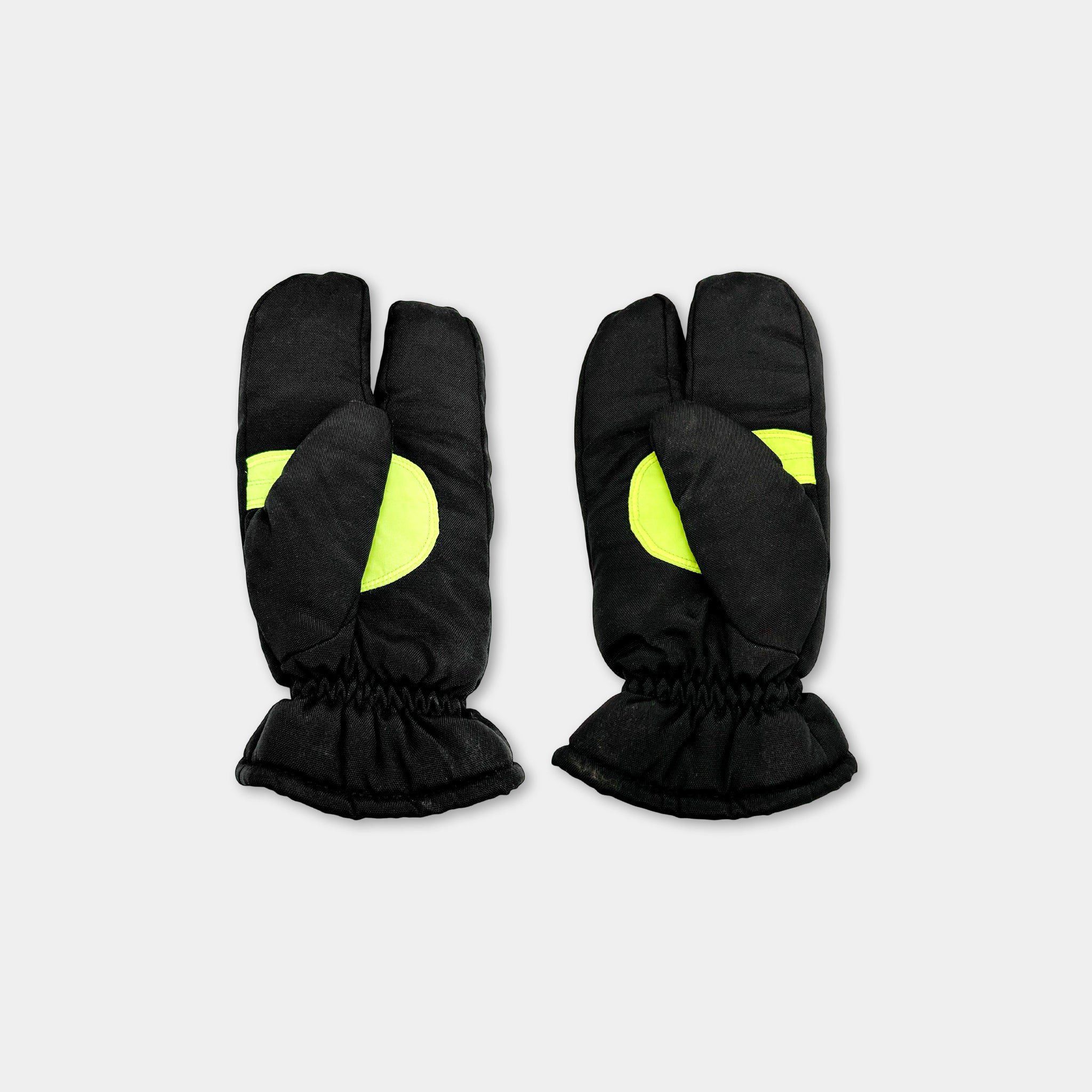 Walter Van Beirendonck Walter Van Beirendonck 2000's Tabi Leather Gloves Black Size ONE SIZE - 2 Thumbnail