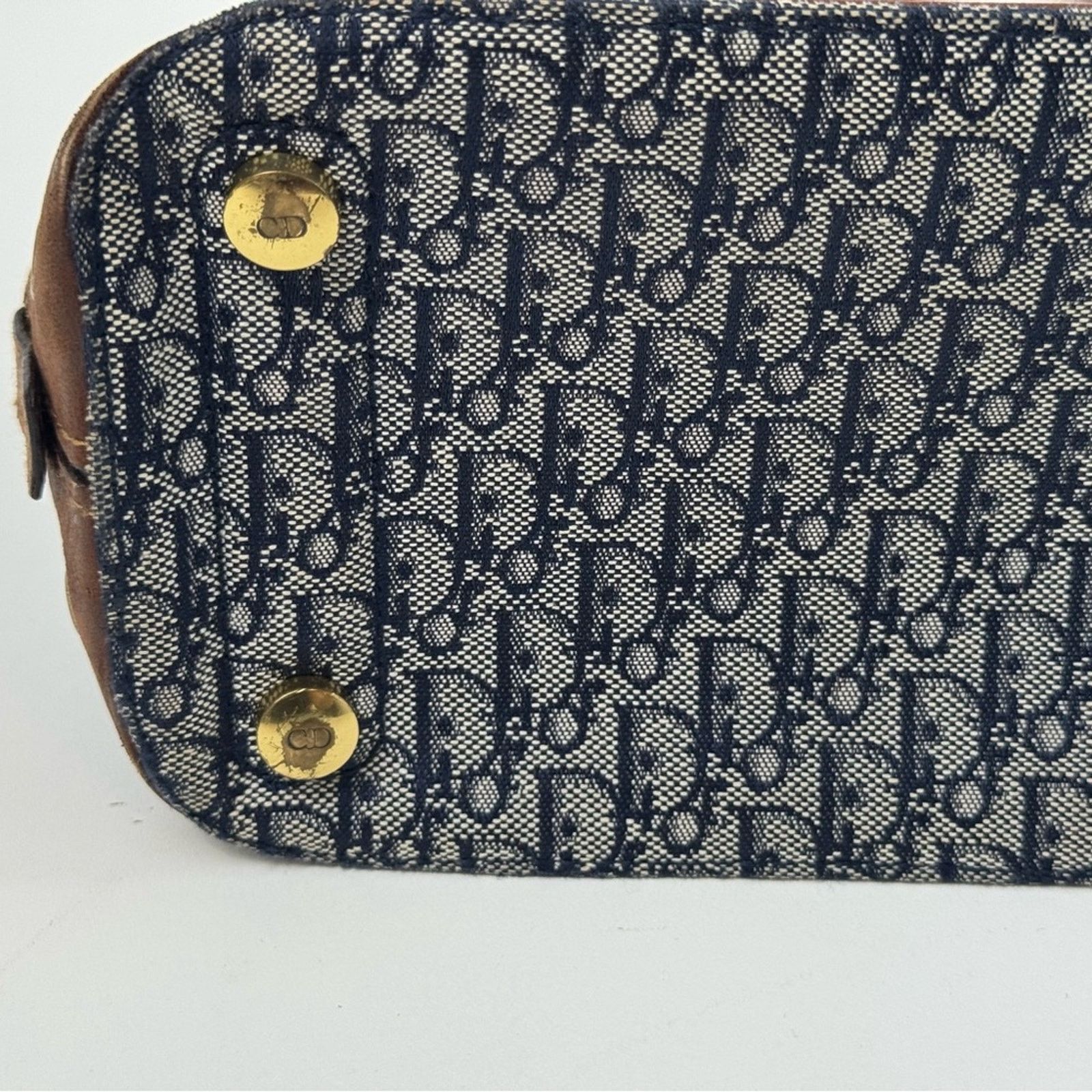 Dior Christian Dior Diorissimo Trotter Street Chic Dome handbag Size ONE SIZE - 12 Thumbnail