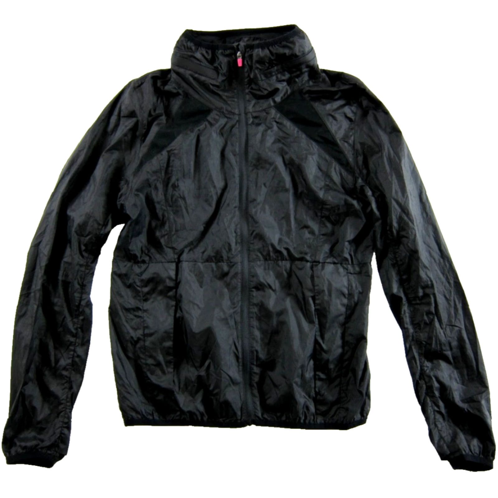 Pinko ZYIA Active Windbreaker Jacket Women XS Black Lightweight Full Zip Hooded Windbreaker Jacket Women XS Black - Size XS / US 0-2 / IT 36-38 - 5 Thumbnail