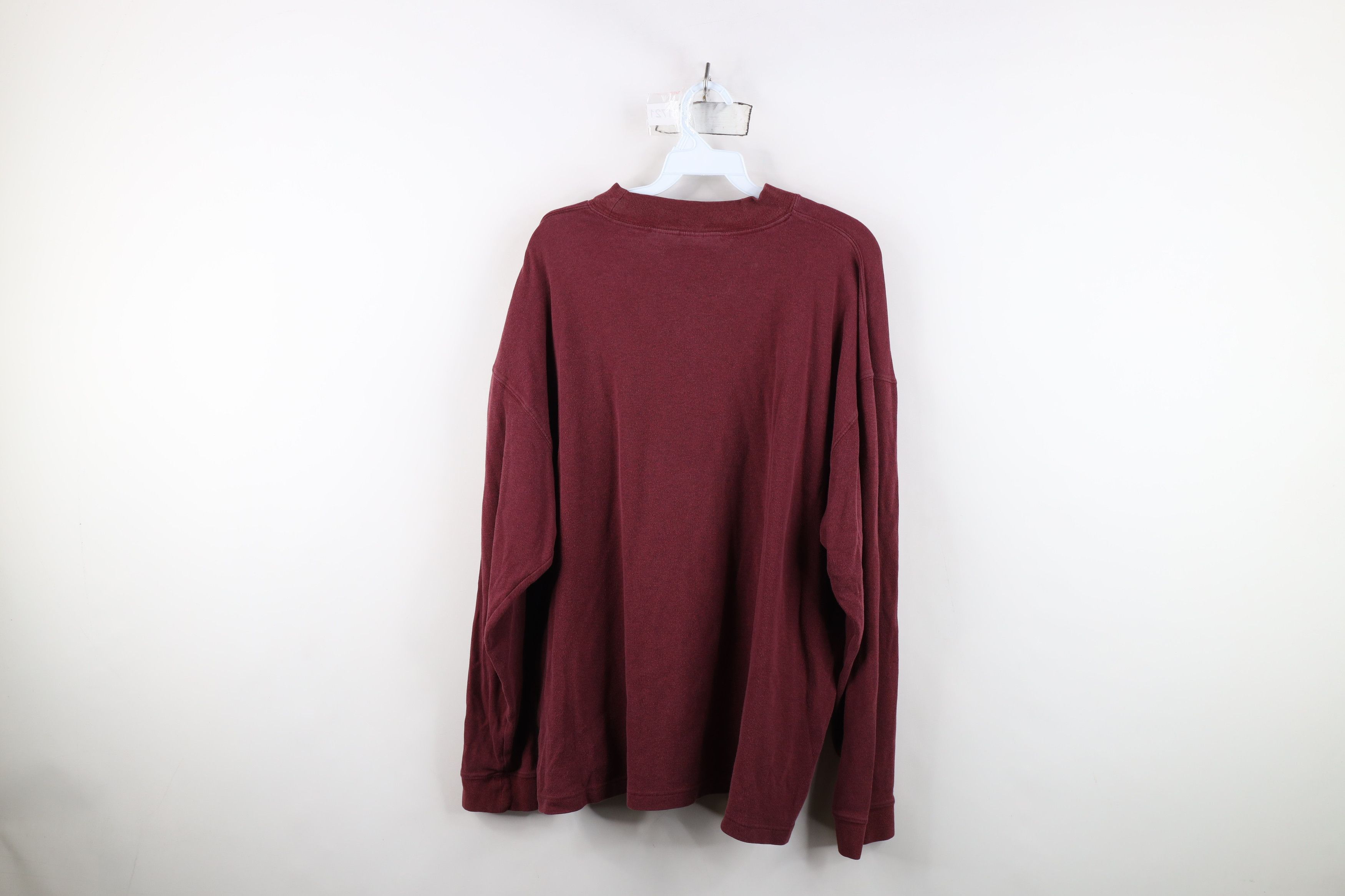 Reebok Vintage 90s Y2K Reebok Mock Neck Long Sleeve T-Shirt Size US XL / EU 56 / 4 - 11 Thumbnail
