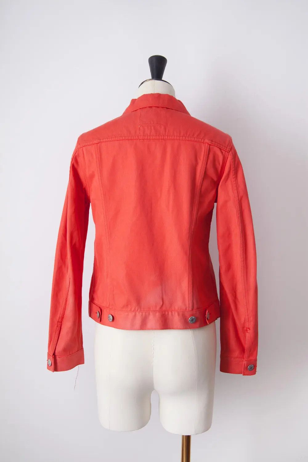 Helmut Lang Vintage early 2000's silk blend denim jacket Size S / US 4 / IT 40 - 3 Thumbnail