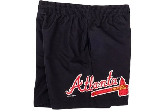 Eric Emanuel × MLB Eric Emanuel EE Basic/Core Atlanta Braves New Era MLB Shorts Size US 30 / EU 46 - 2 Thumbnail