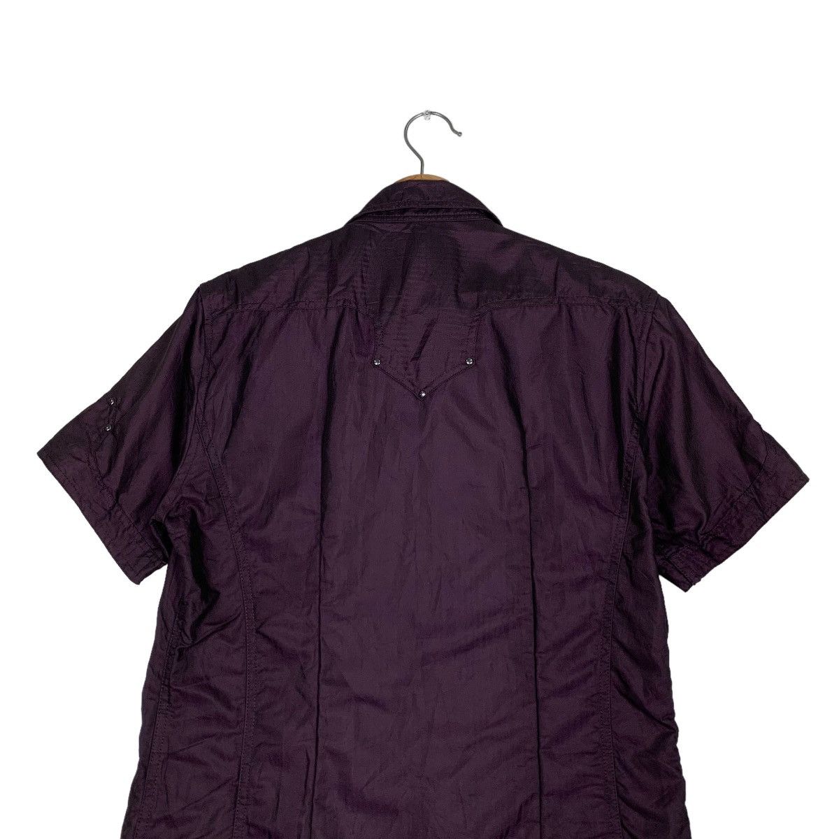 HIDEAWAYS HIDEAWAYS NICOLE Short Sleeve Snap Button Shirt #0891-C40 Size US S / EU 44-46 / 1 - 8 Thumbnail