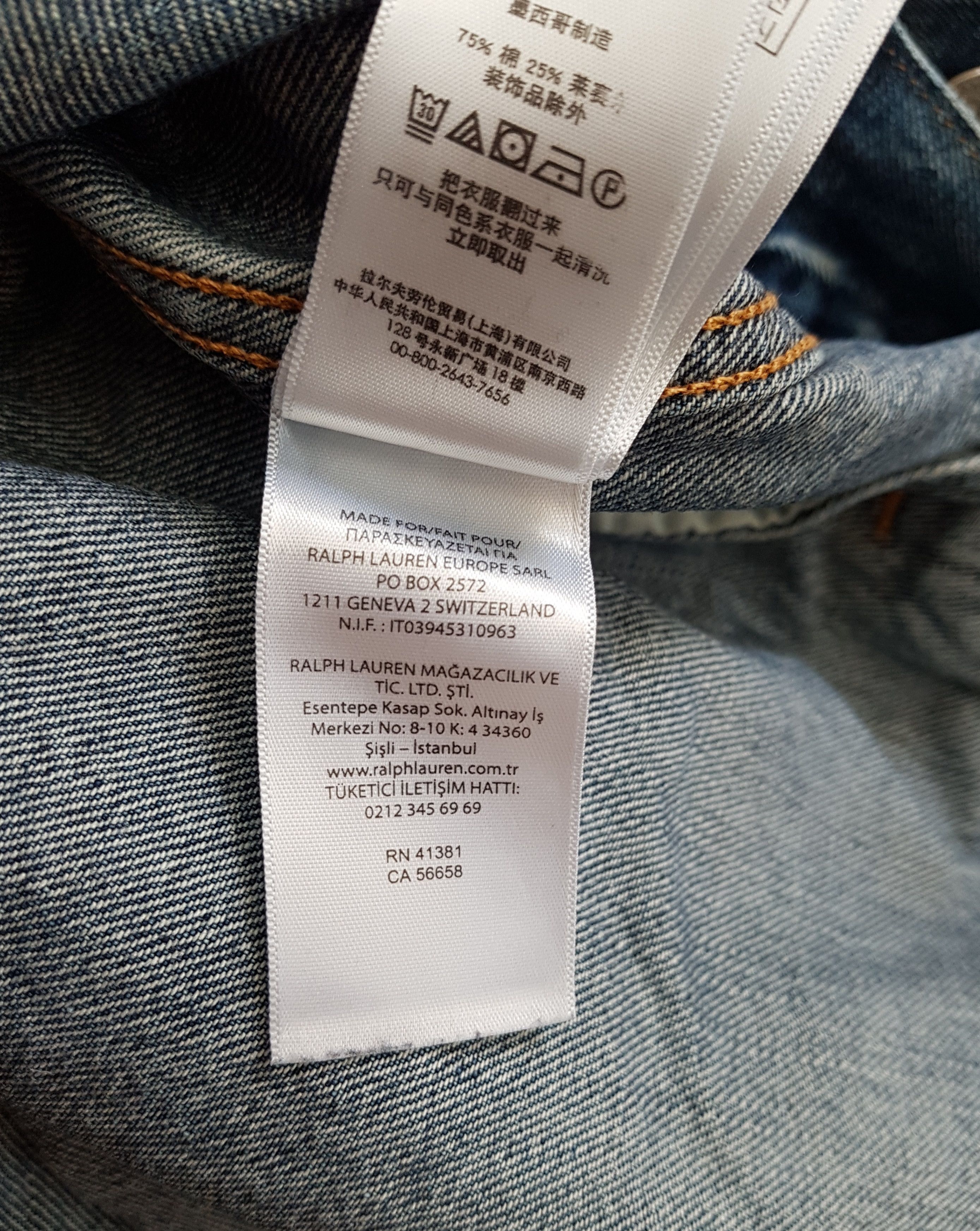 Polo Ralph Lauren Polo Ralph Lauren Distressed Denim Jacket USA Flag Size US M / EU 48-50 / 2 - 10 Thumbnail