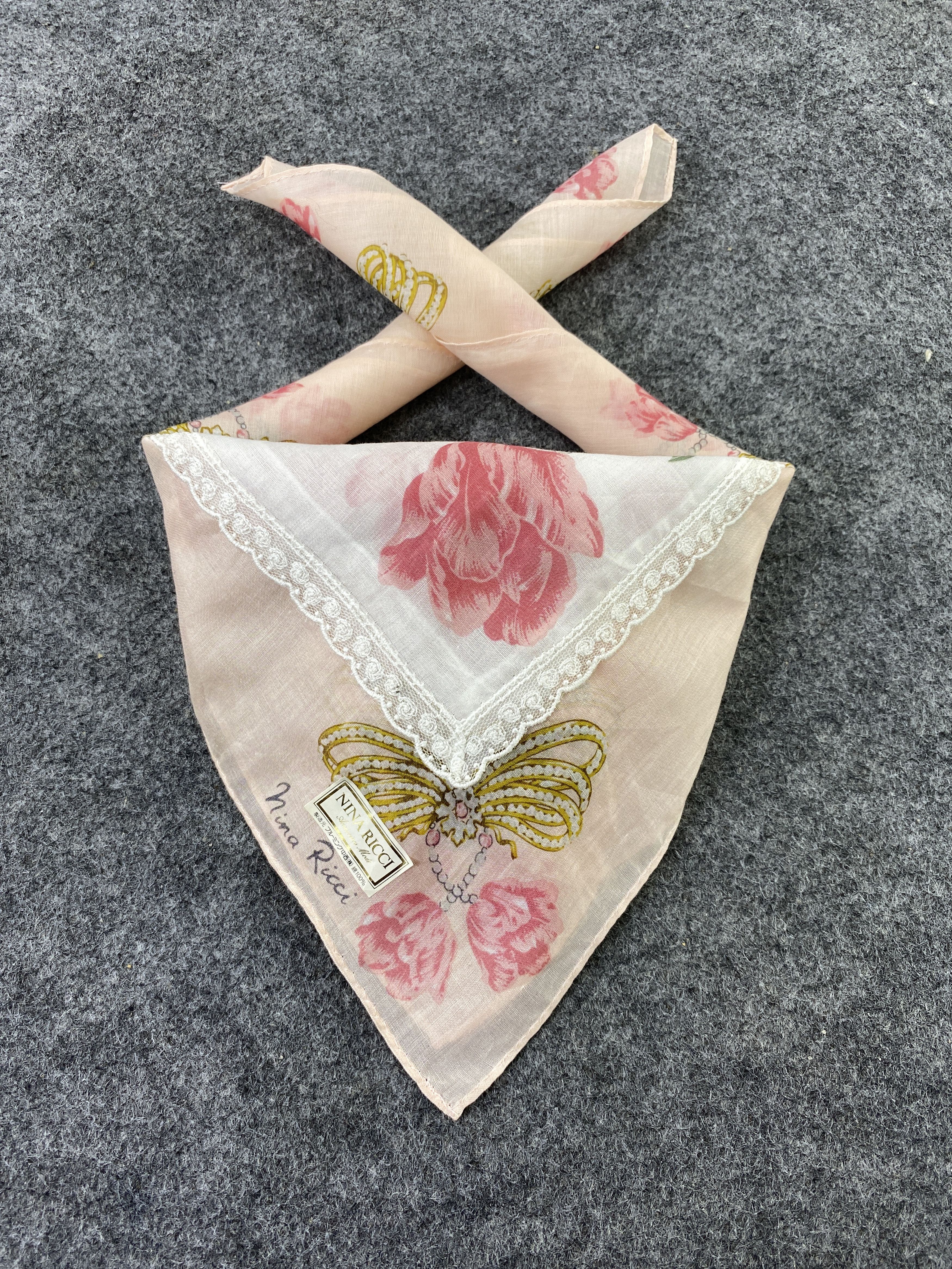 Nina Ricci Nina Ricci Handkerchief / Bandana / Neckerchief-B279 Size ONE SIZE - 2 Thumbnail