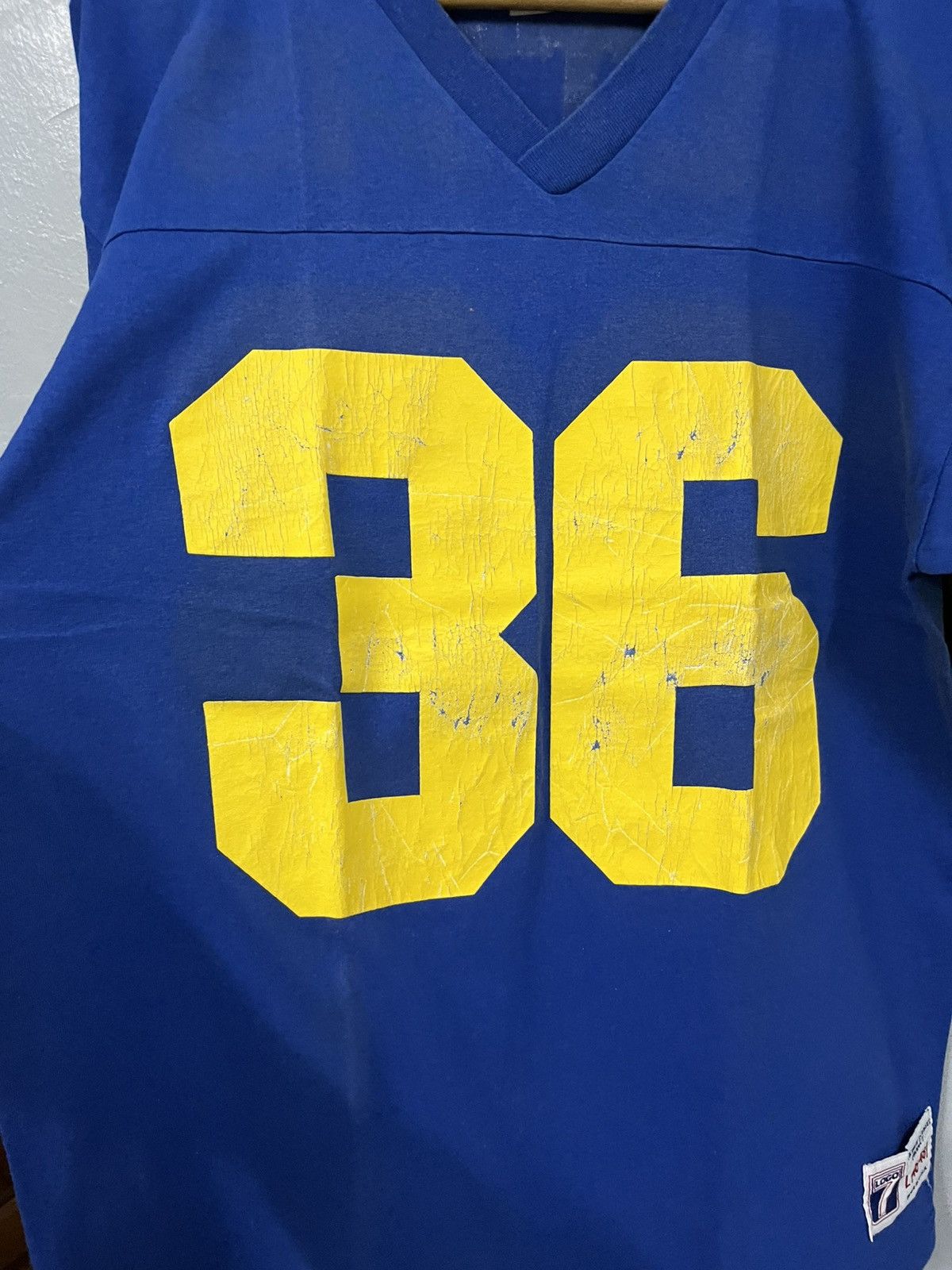 Vintage Vintage Logo 7 Los Angeles Rams Jerome Bettis Tee Size US L / EU 52-54 / 3 - 2 Thumbnail