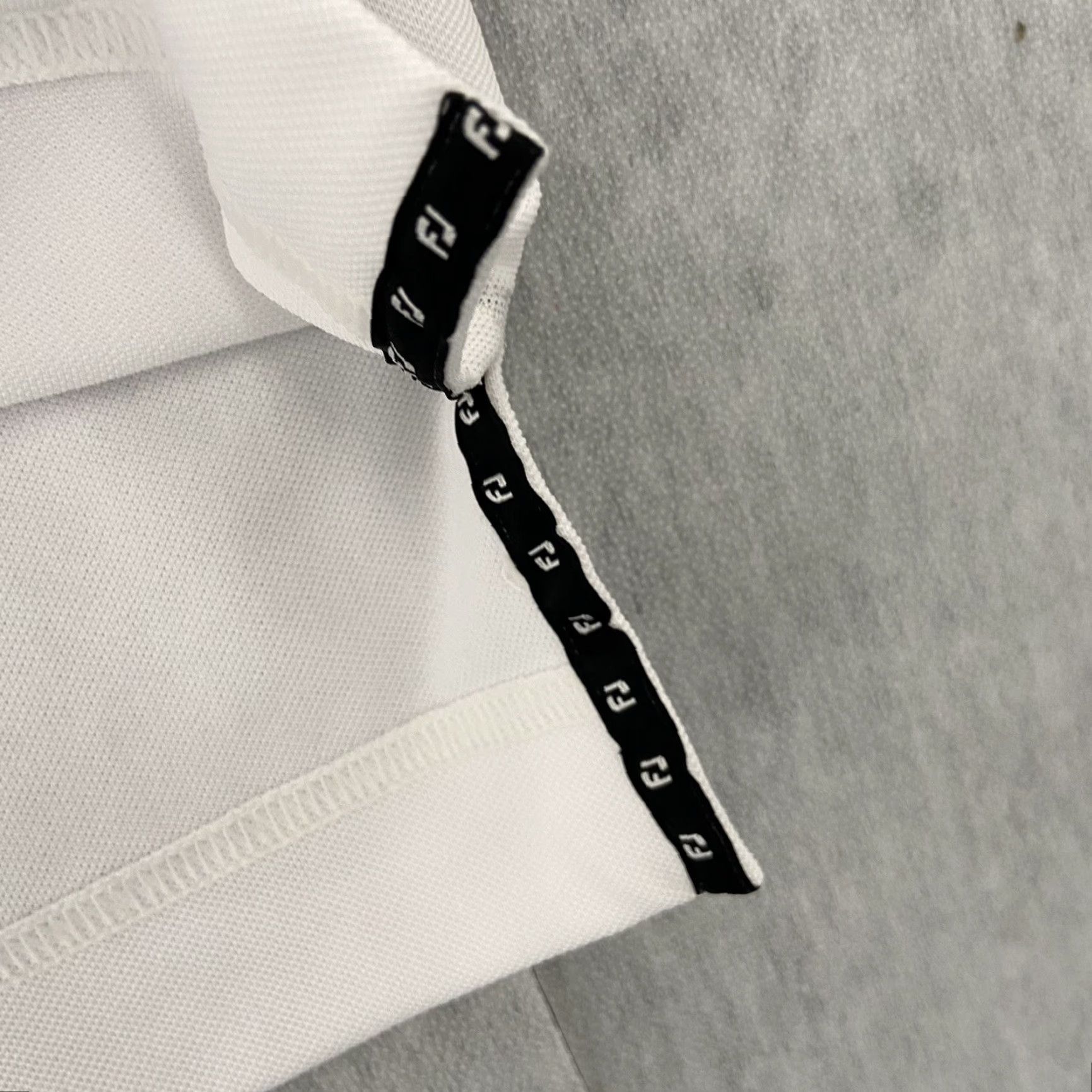 Footjoy Footjoy Shirt Adult Extra Large White Polo Golf Concession FJ Men XL Size US XL / EU 56 / 4 - 6 Thumbnail