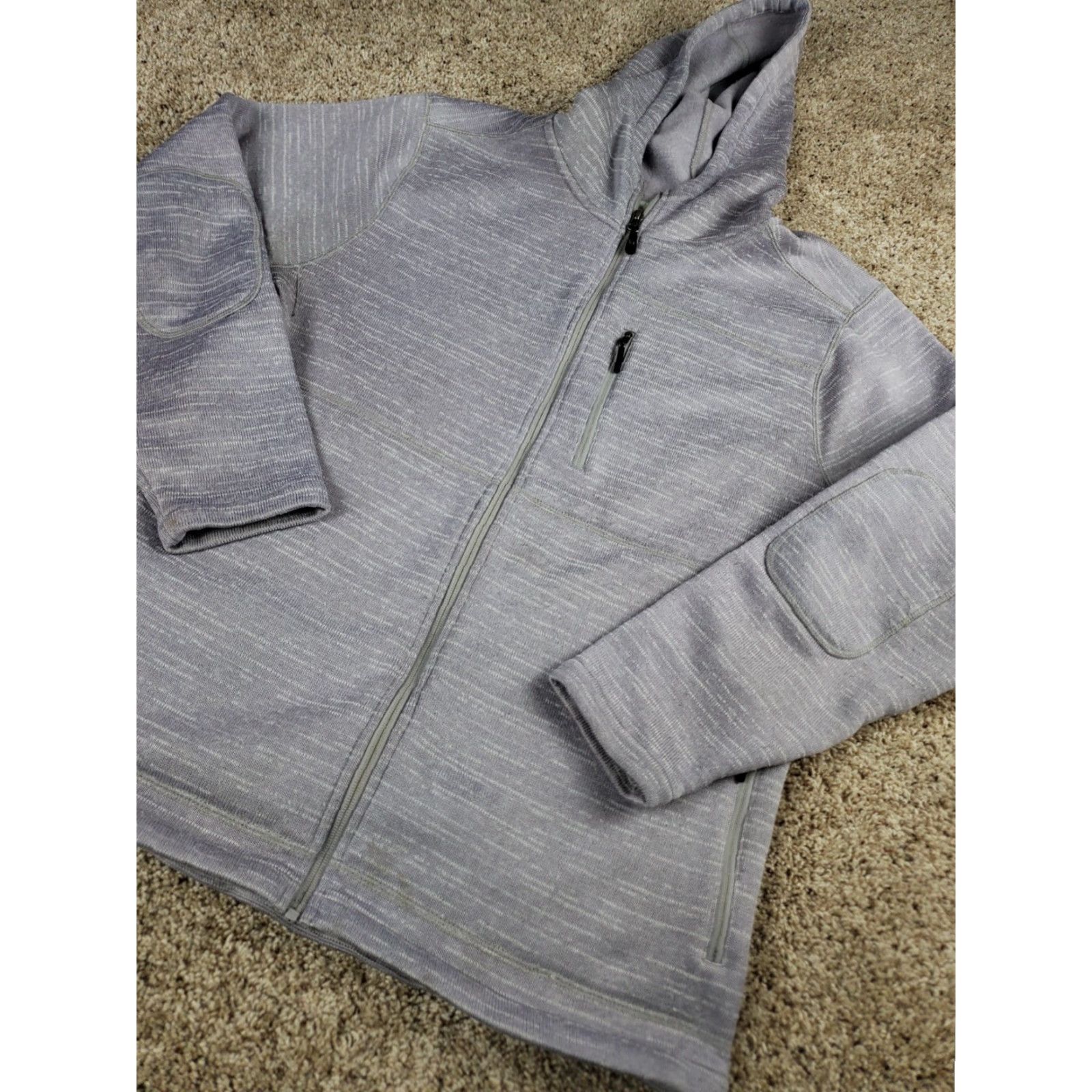 Roark Roark Roadrunner Hoodie XL Mens Gray Full Zip Fleece Outdoor Outdoor All Seasons Zip Mock Neck Pocket Logo Distressed? Size US XL / EU 56 / 4 - 2 Thumbnail