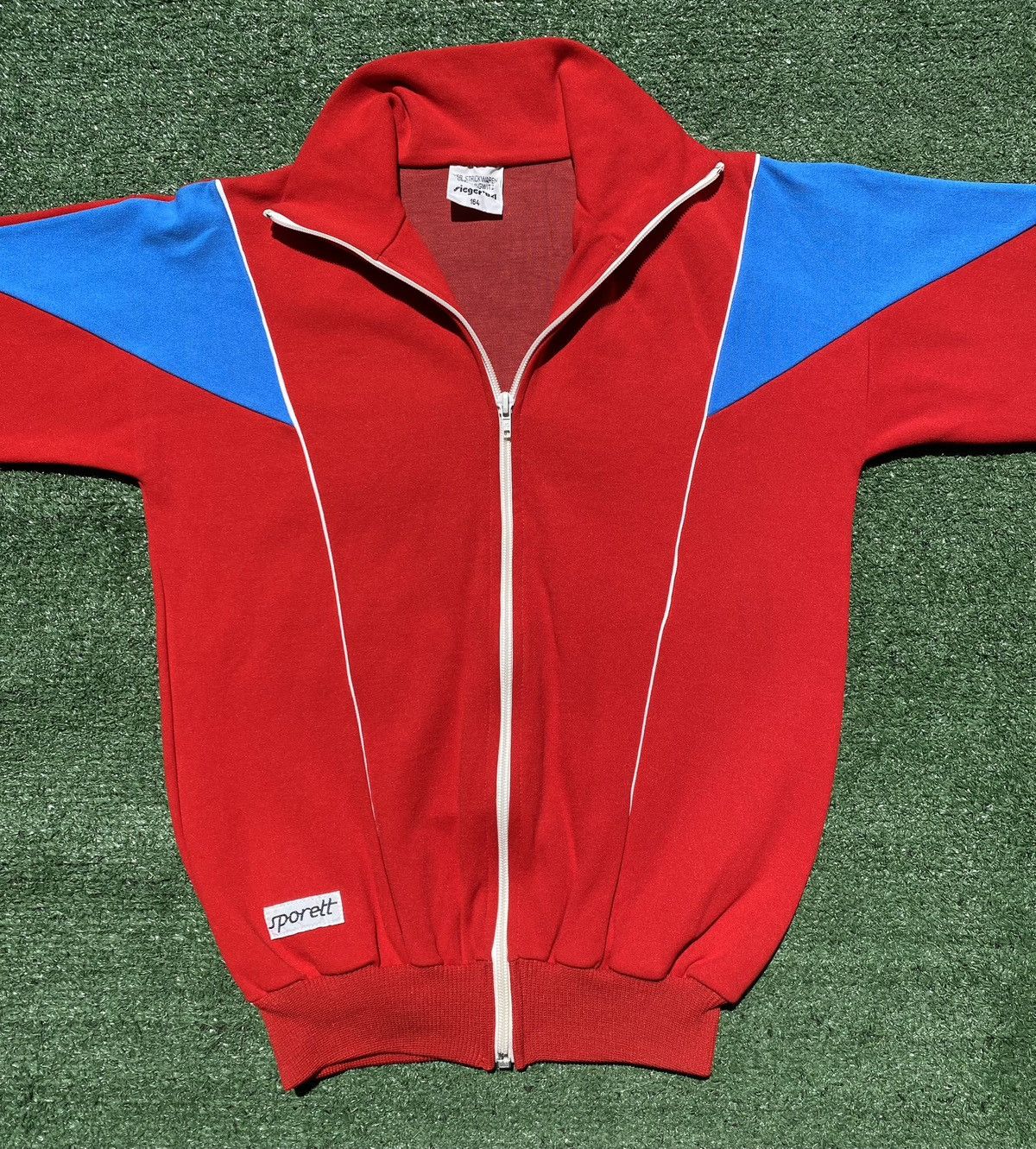 Vintage VTG 80’s Sporett Sieger Track Jacket Men’s Size XS Germany Size US XS / EU 42 / 0 - 3 Thumbnail