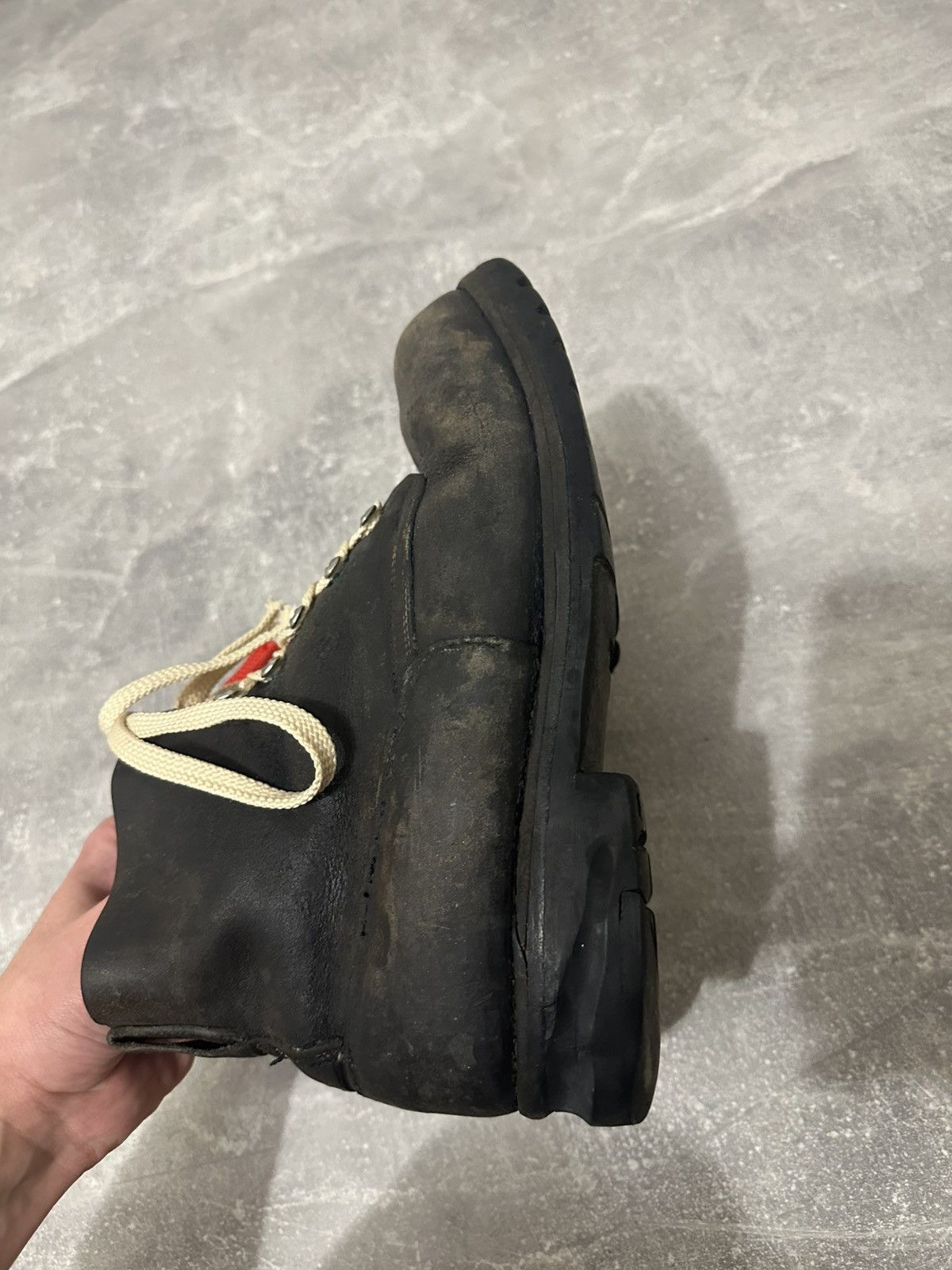 Bally × Vintage Vintage Military Brown Leather Boots Bally Y2K style Size US 10 / EU 43 - 6 Thumbnail