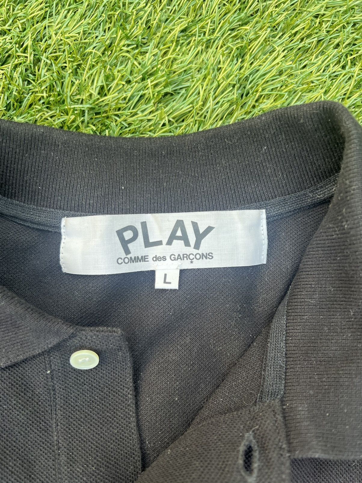Comme des Garcons PLAY Comme Des Garcon Play Polo (big face) Size US L / EU 52-54 / 3 - 5 Thumbnail