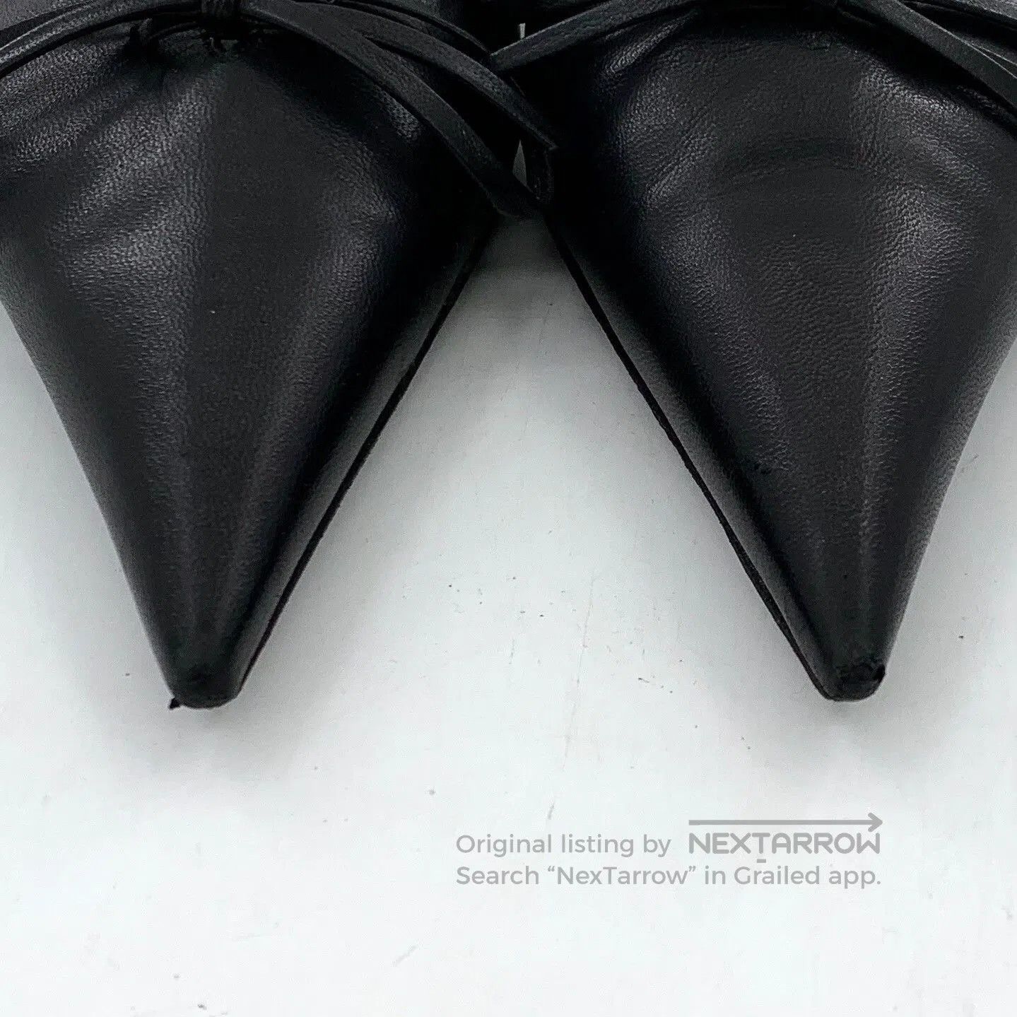 Balenciaga Balenciaga Knife Pointed Bow Mule Heels. Size US 4 / IT 34 - 9 Thumbnail