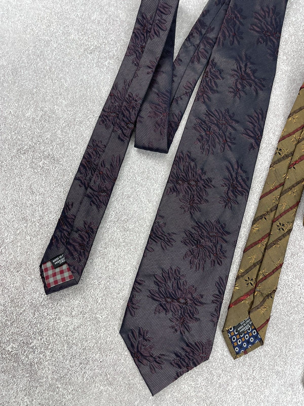Kenzo × Vintage Vintage Kenzo Homme Printed Silk Tie Size ONE SIZE - 6 Thumbnail