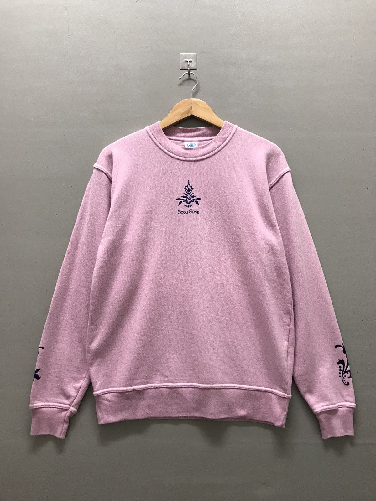 image of Body Glove Center Logo Sweatshirt in Pink, Men's (Size Medium)