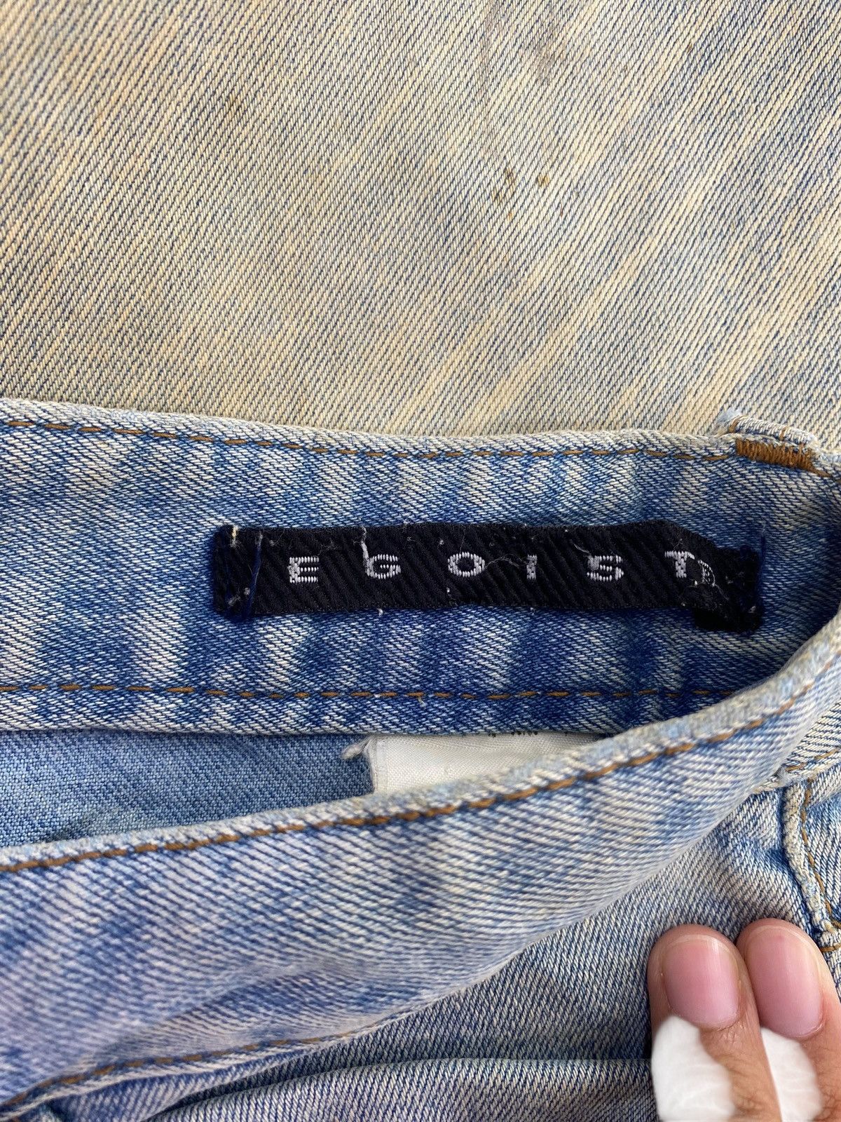 Other Egoist Brand Unique Faded Wash Flare Jeans Size US 26 / EU 42 - 10 Thumbnail
