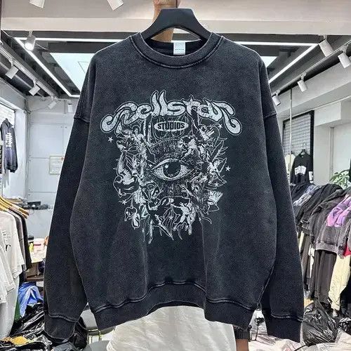 Japanese Brand Eye print sweater Size US L / EU 52-54 / 3 - 1 Thumbnail