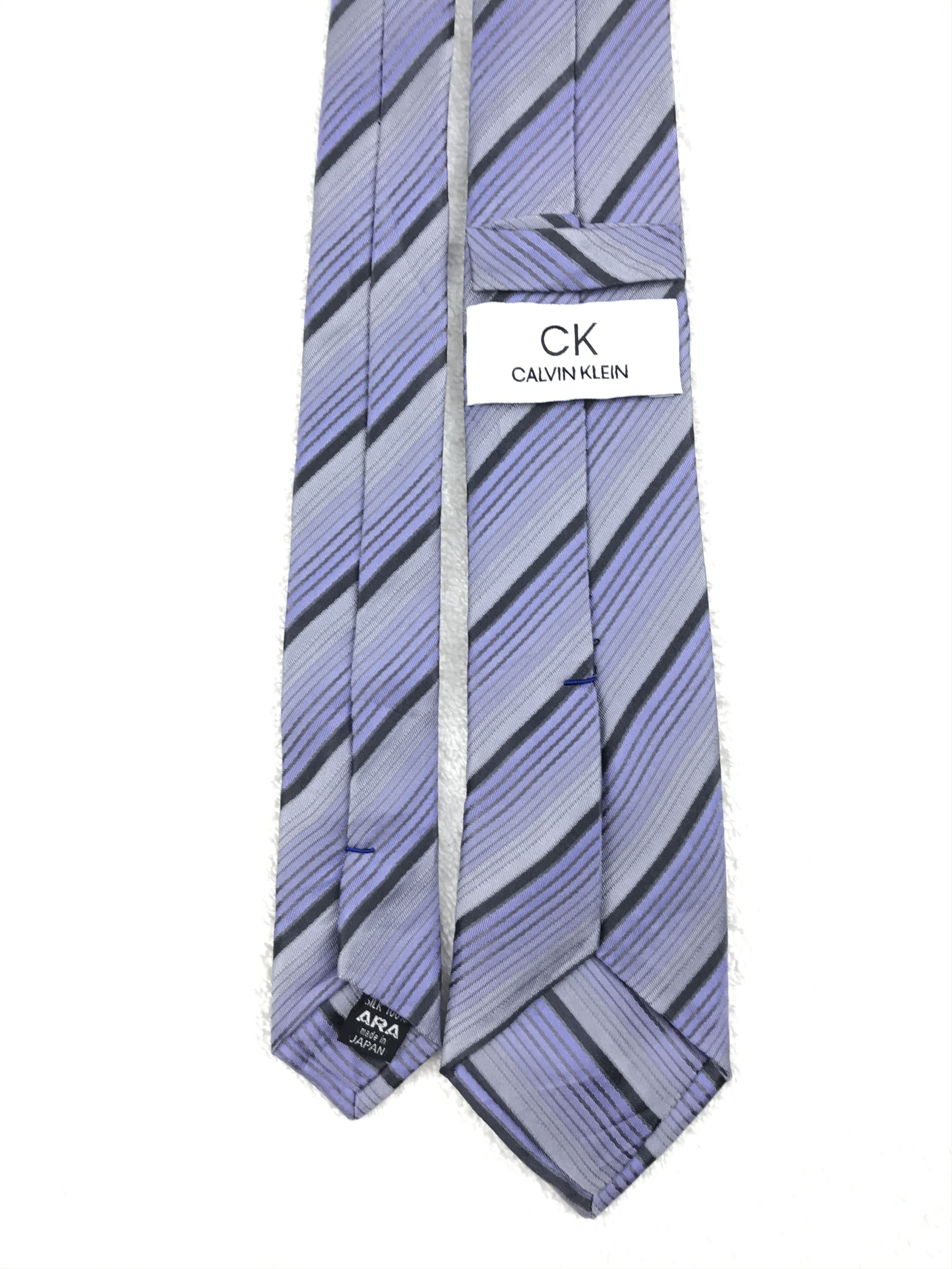 Calvin Klein × Designer × Vintage Vintage Calvin Klein Silk Necktie Size ONE SIZE - 4 Thumbnail