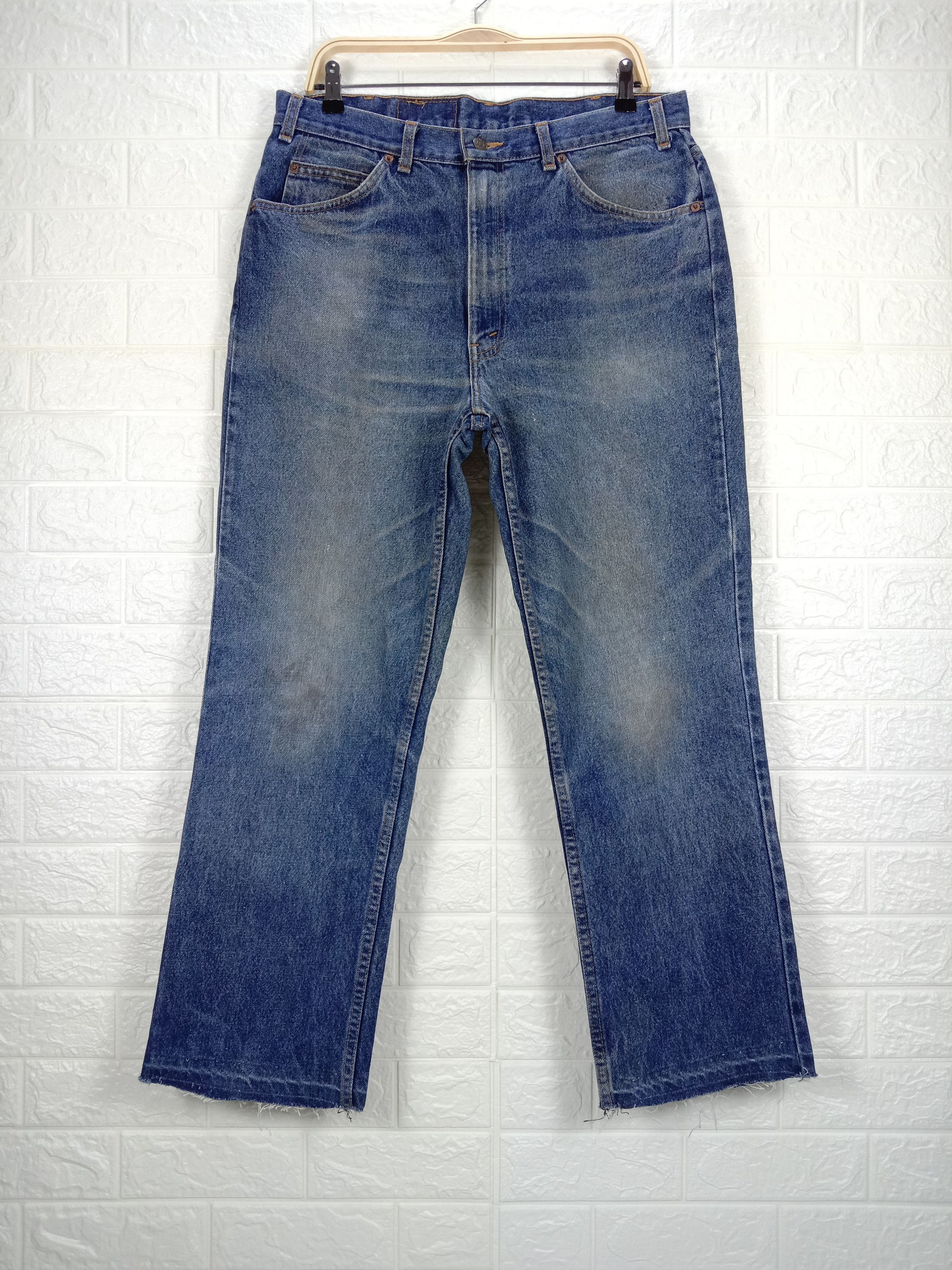 image of Levis x Levis Vintage Clothing Vintage Levi's 506 Orange Tab Jeans Faded Blue Denim, Men's (Size 34