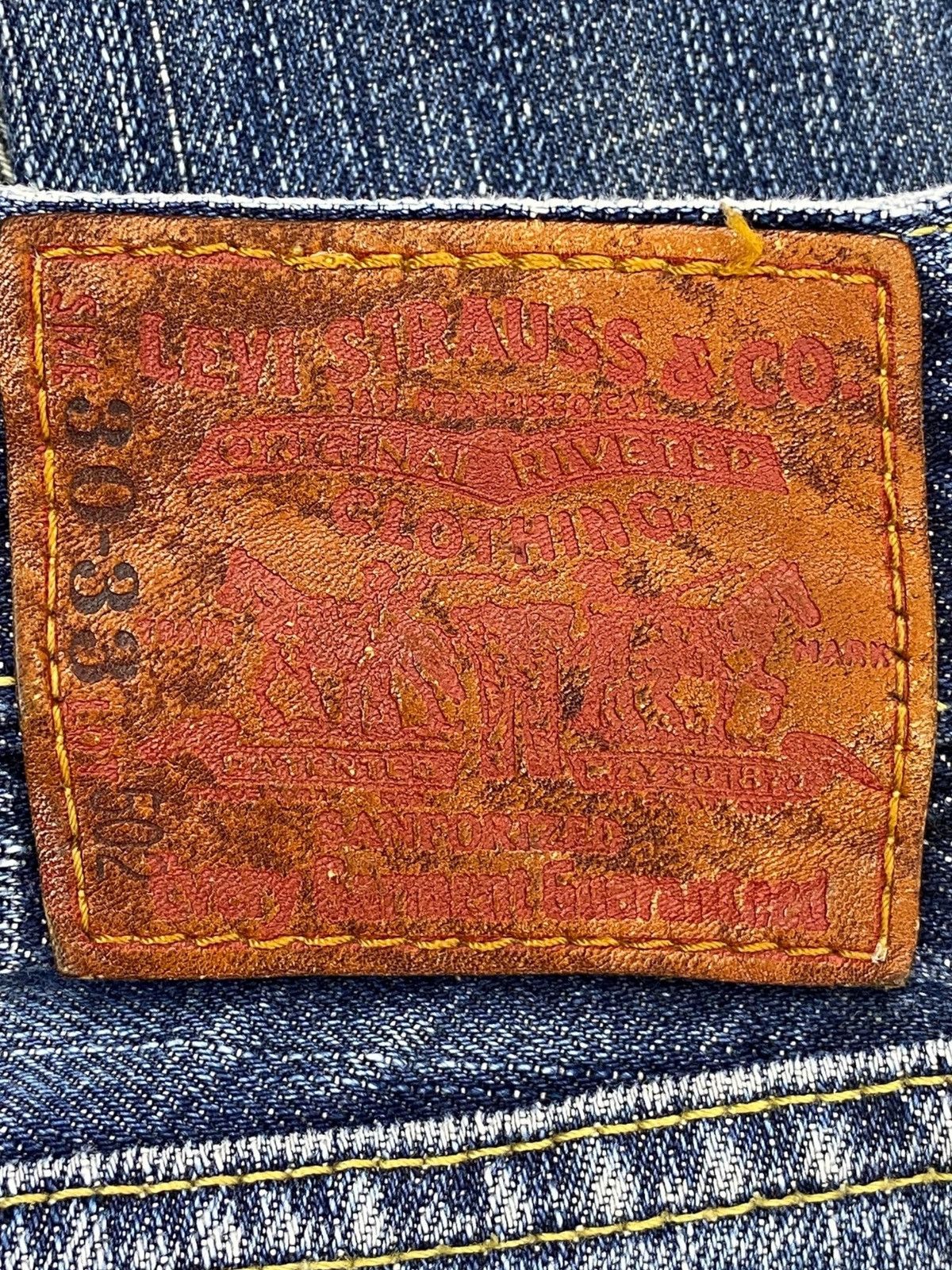 Levi's Levi’s_ Mud Wash Style Straight Leg Jeans Size US 30 / EU 46 - 11 Thumbnail